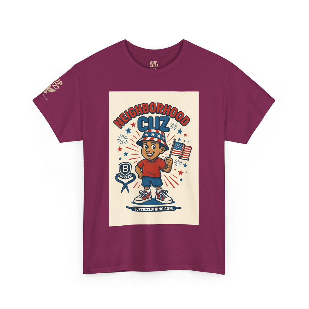 4th of July Launch Tee 4/6 - Unisex Heavy Cotton Tee