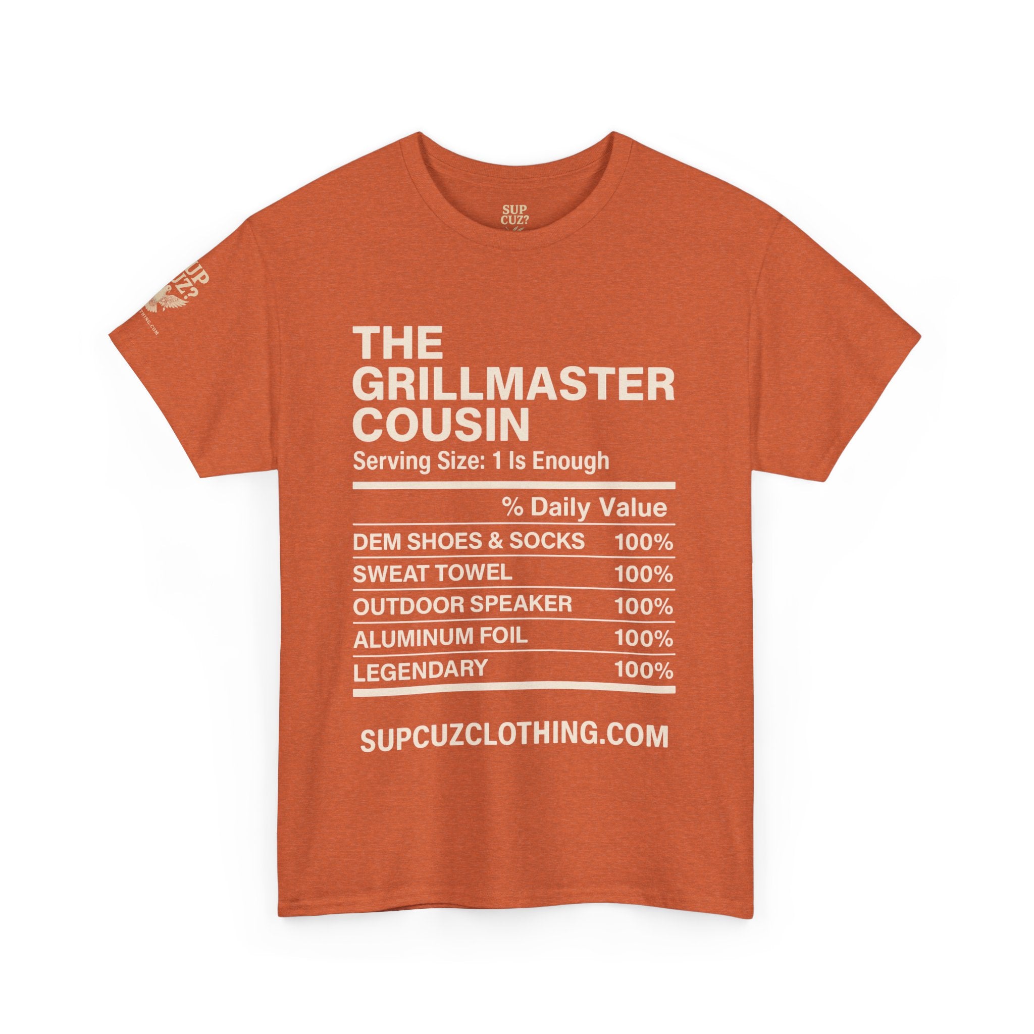 The Grillmaster Cousin - Unisex Heavy Cotton Tee (Multiple Colors)