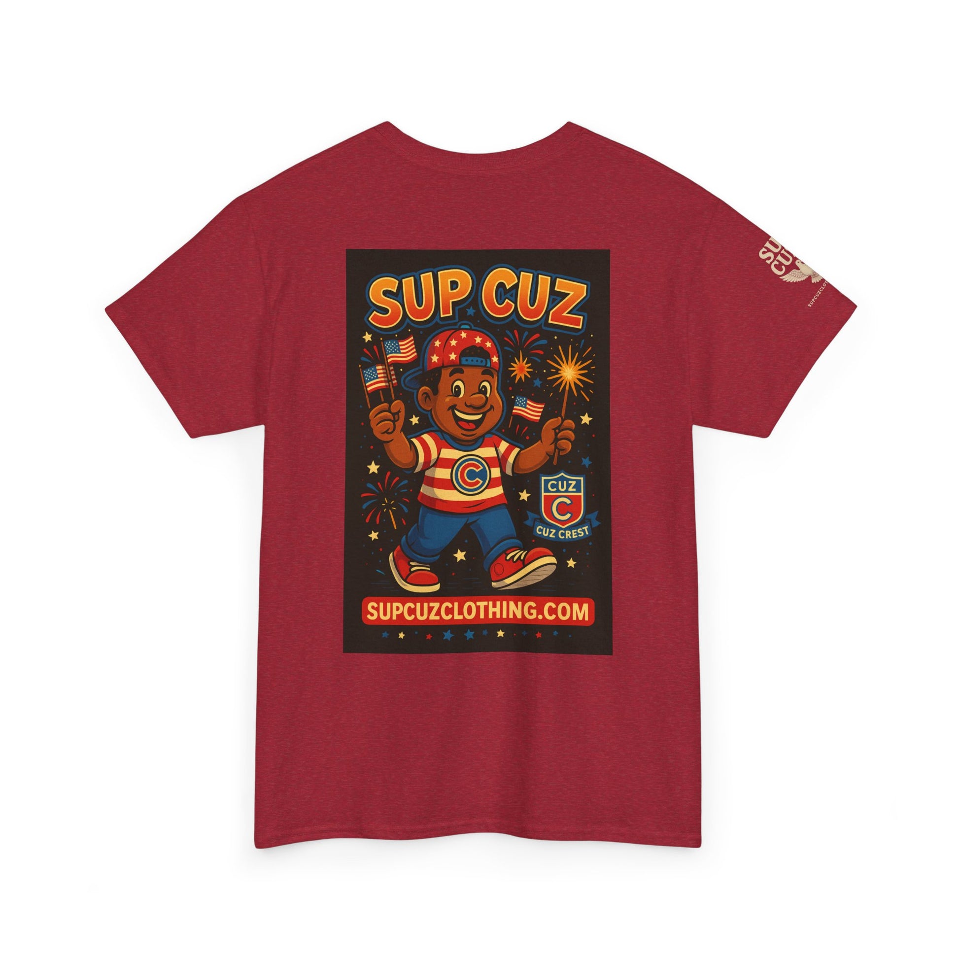 4th of July Launch Tee 3/6 - Unisex Heavy Cotton Tee