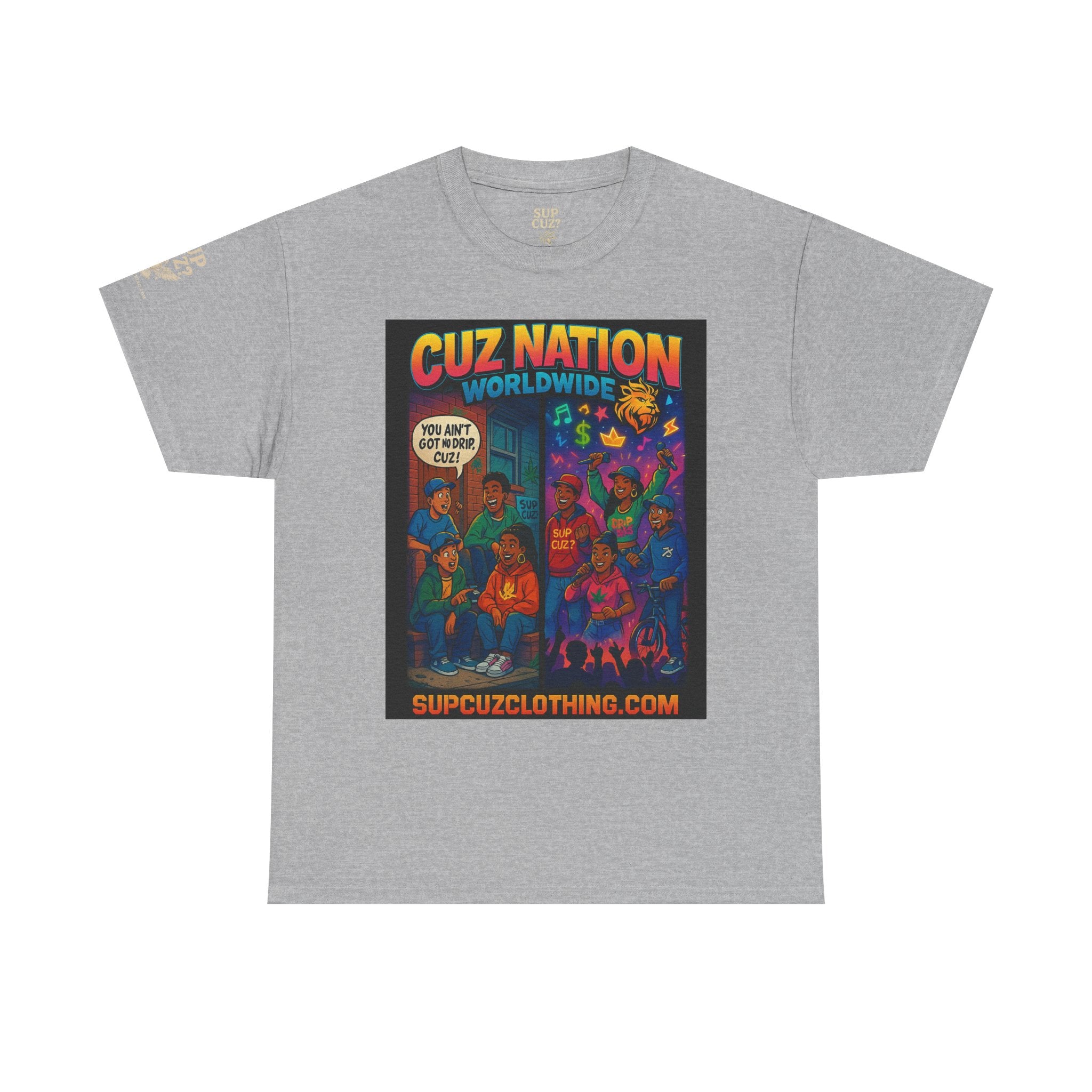 Cuz Nation Worldwide -  Unisex Heavy Cotton Tee