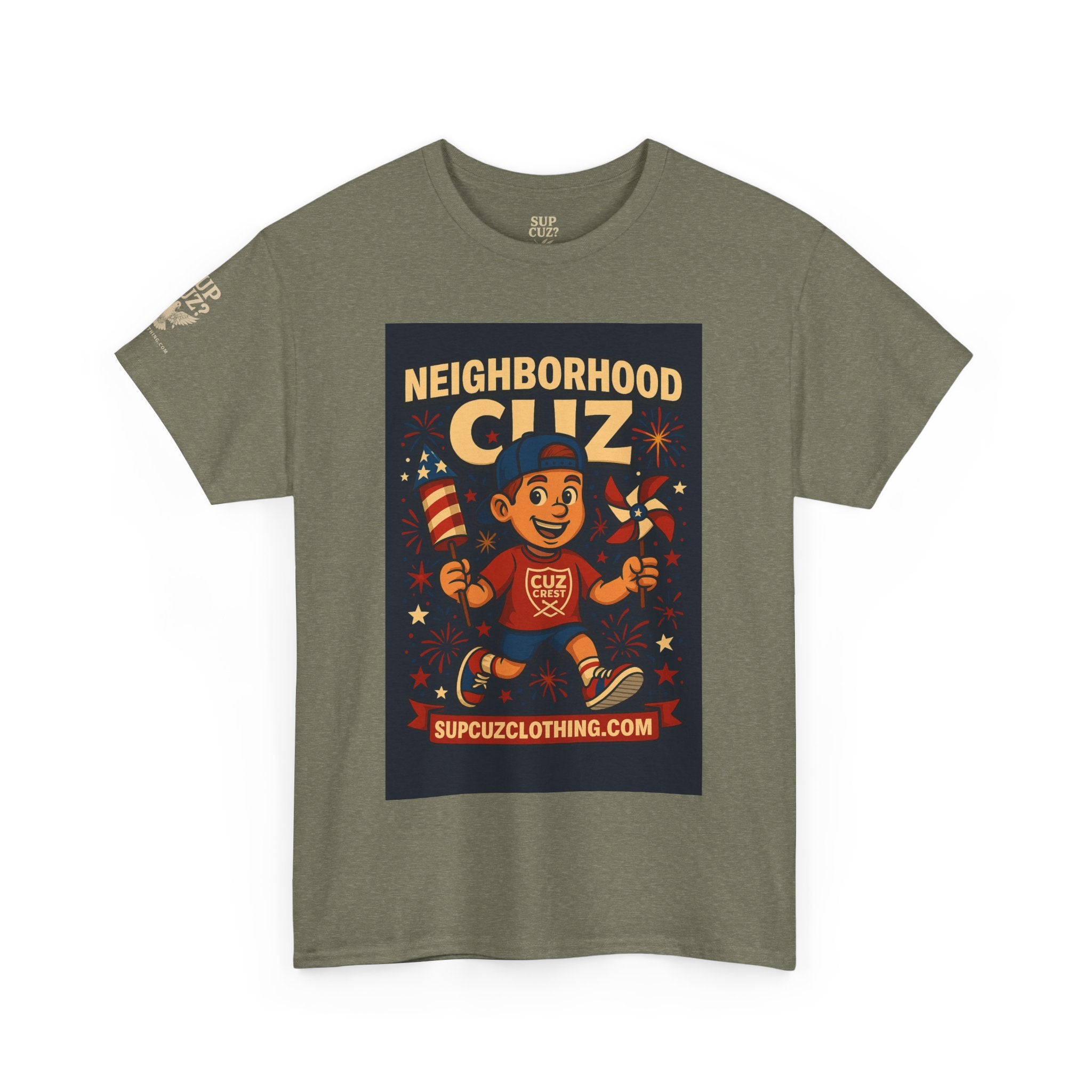 4th of July Launch Tee 6/6 - Unisex Heavy Cotton Tee