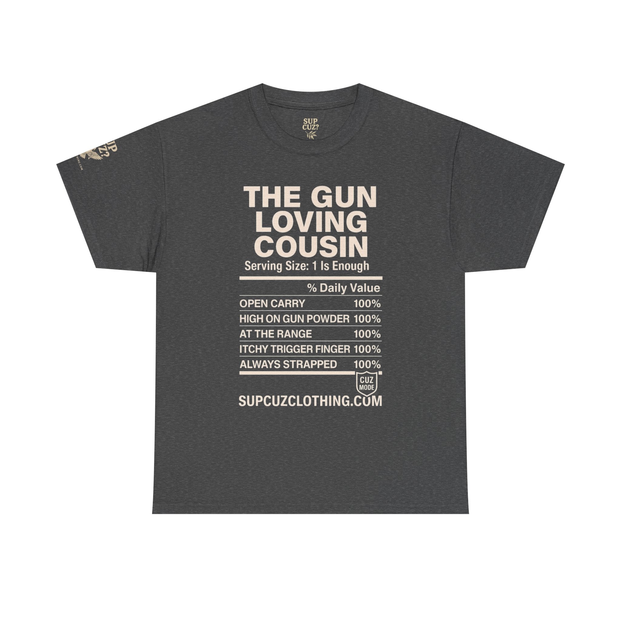 The Gun Loving Cousin - Unisex Heavy Cotton Tee (Multiple Colors)