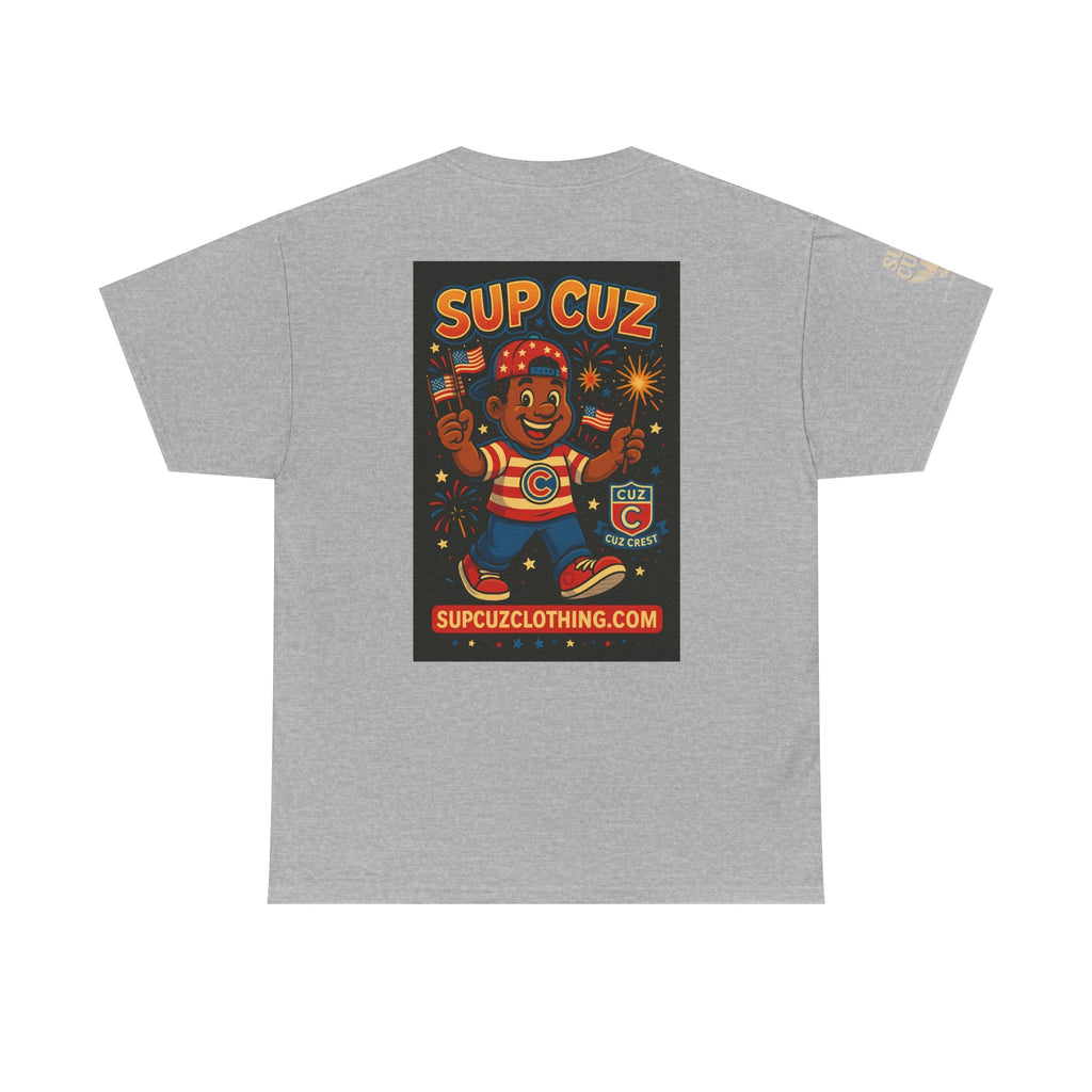 4th of July Launch Tee 3/6 - Unisex Heavy Cotton Tee