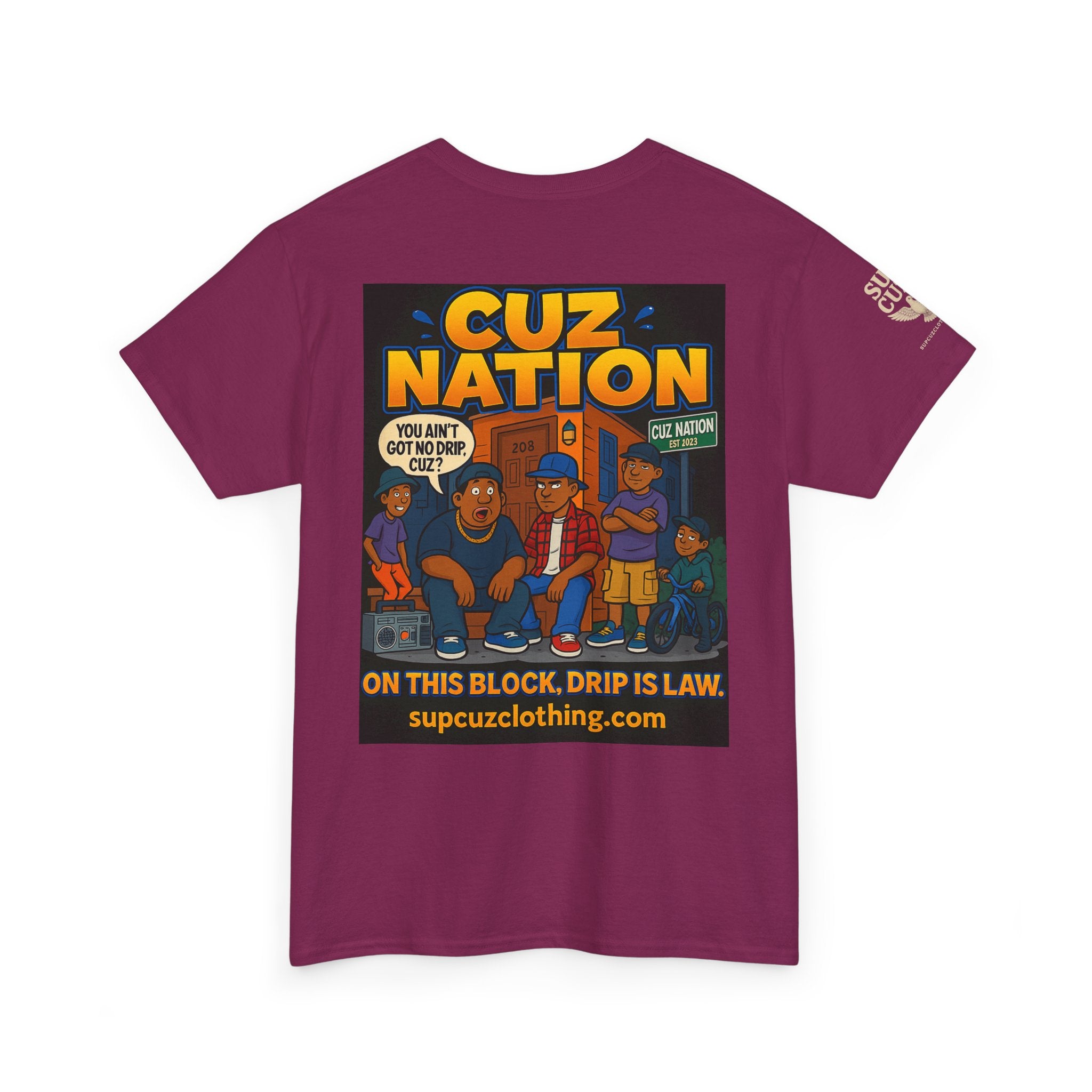 Cuz Nation - Unisex Heavy Cotton Tee