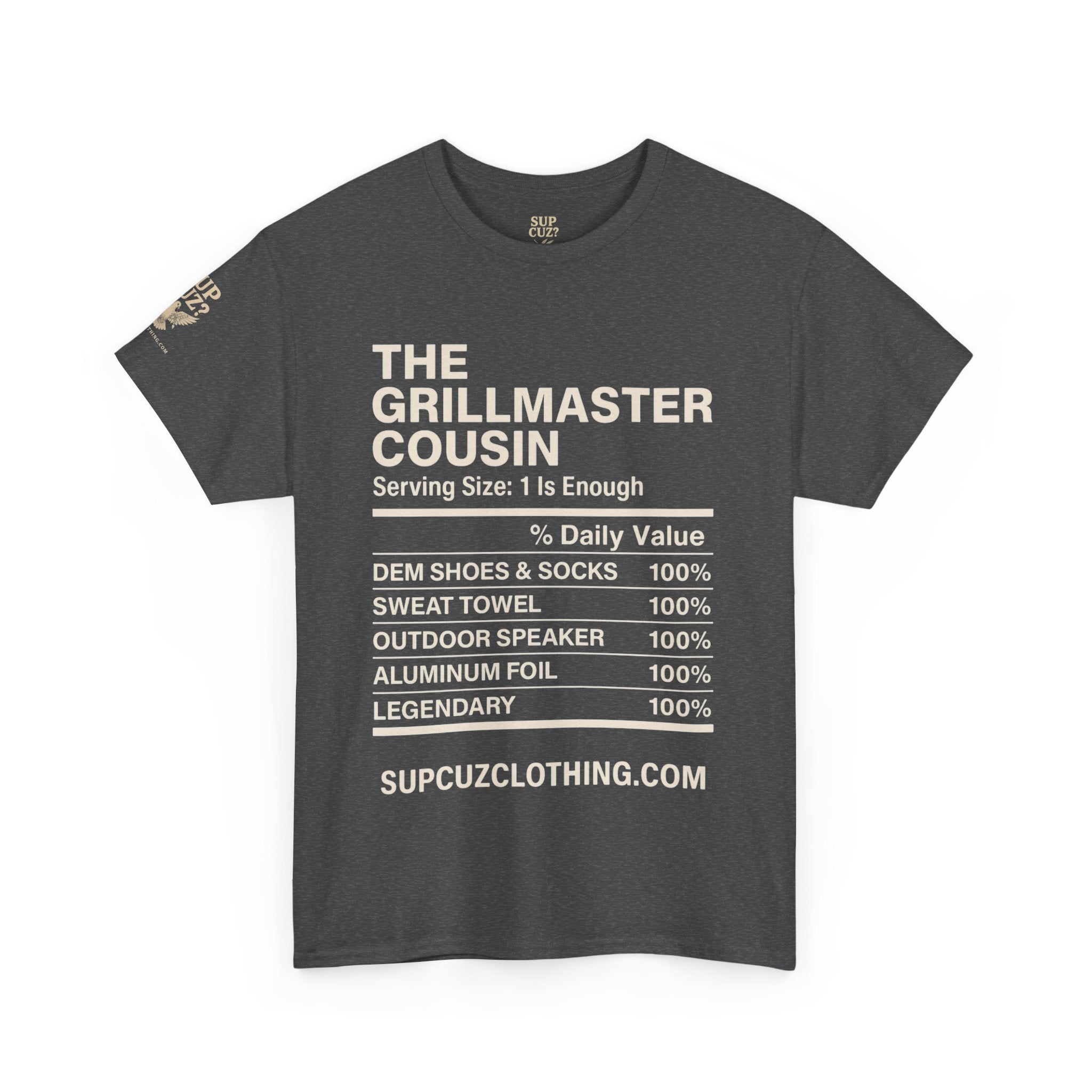 The Grillmaster Cousin - Unisex Heavy Cotton Tee (Multiple Colors)