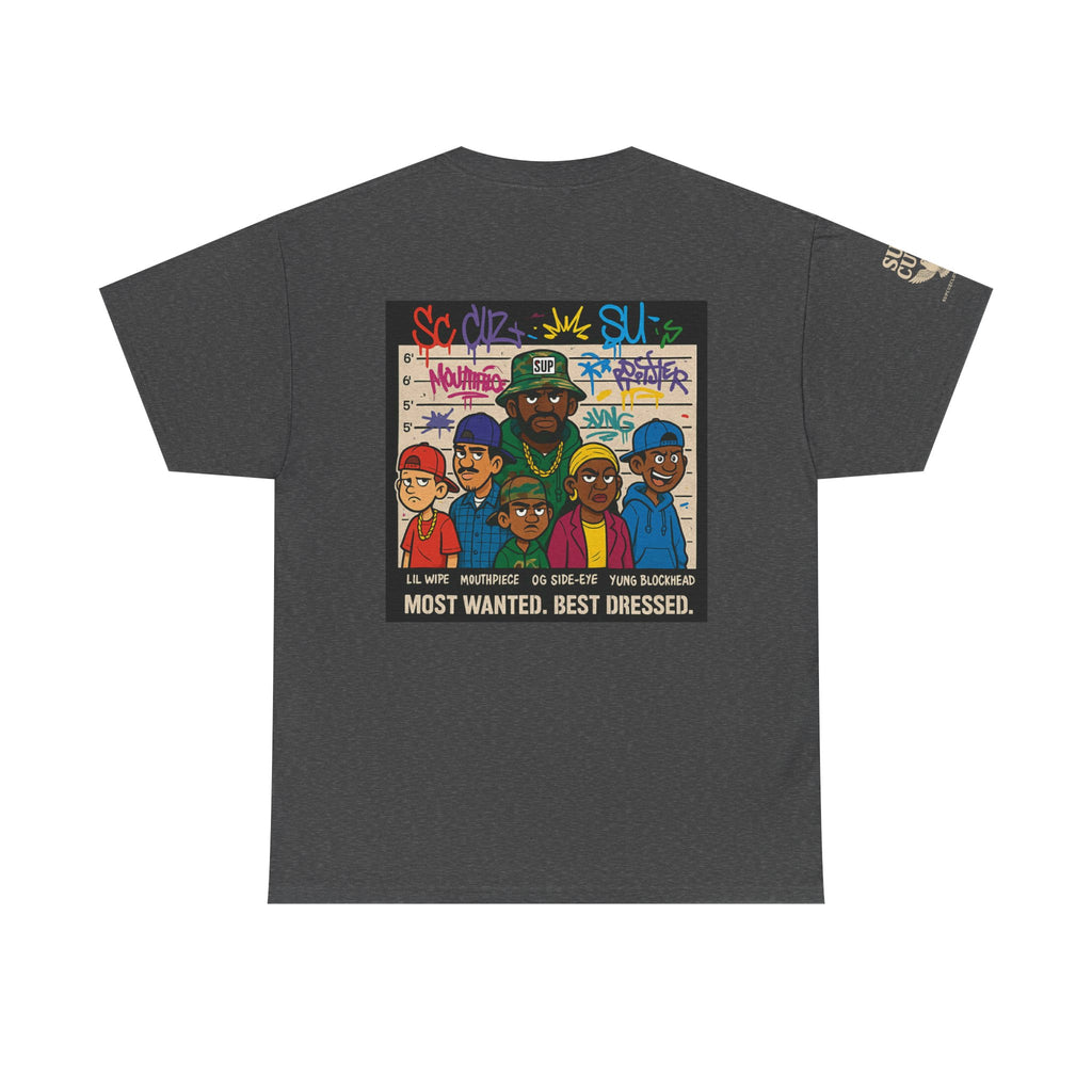 Cuz Crew Most Wanted -  Unisex Heavy Cotton Tee