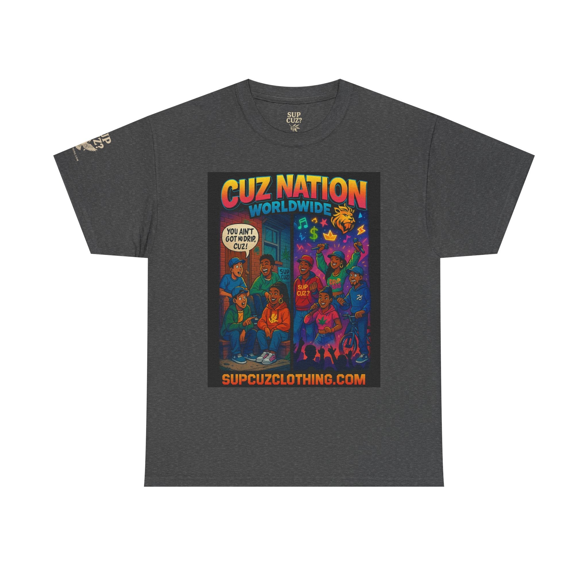 Cuz Nation Worldwide -  Unisex Heavy Cotton Tee