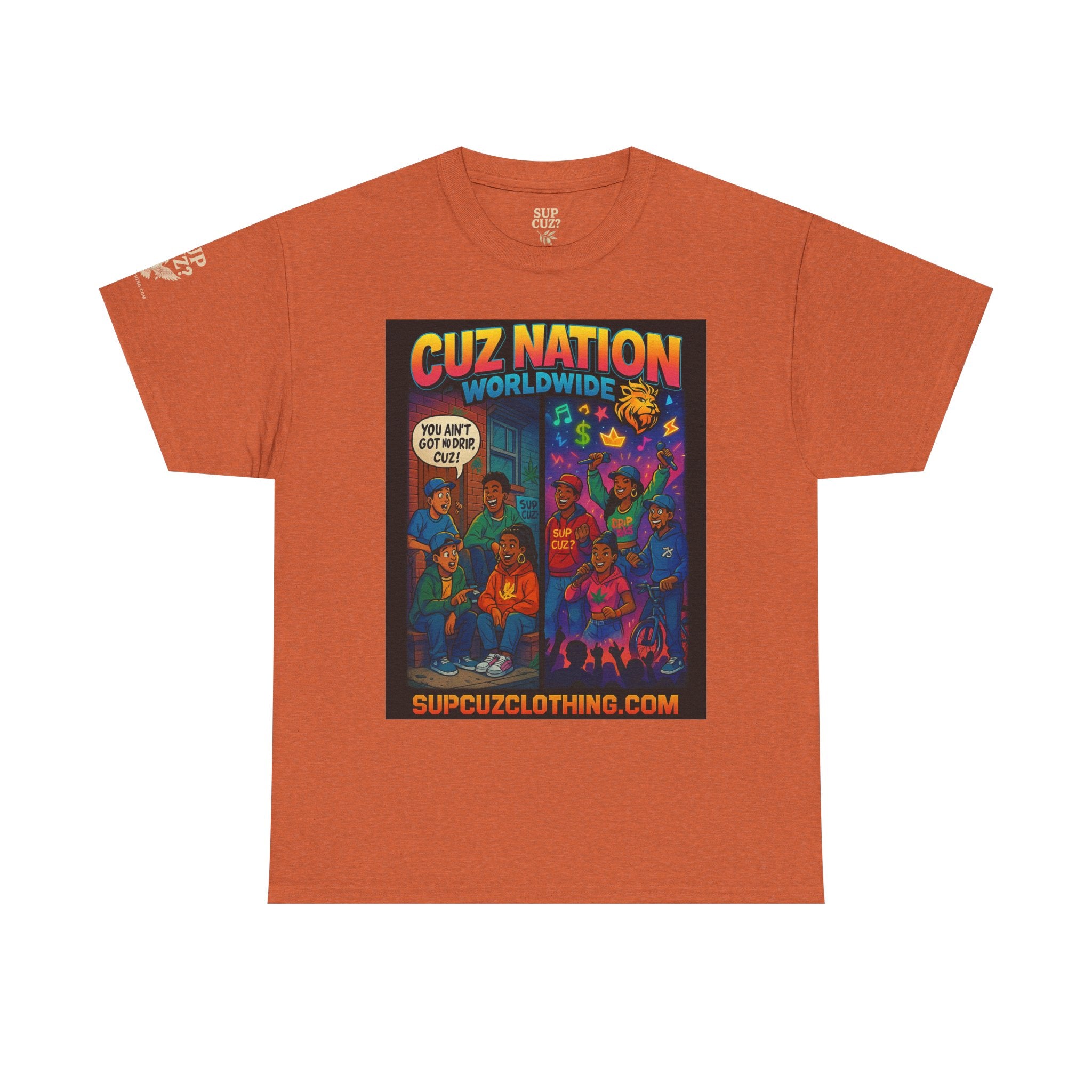 Cuz Nation Worldwide -  Unisex Heavy Cotton Tee