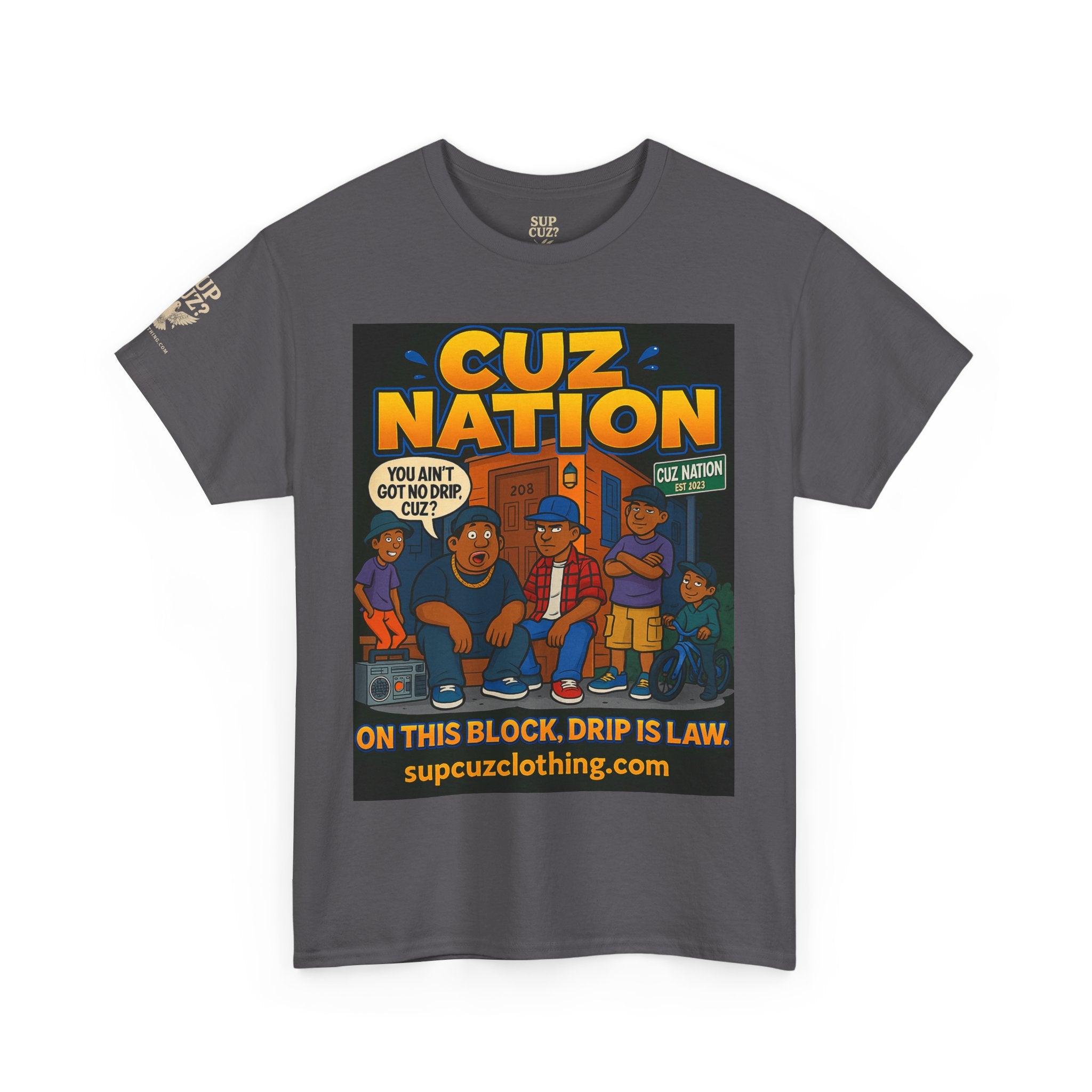 Cuz Nation - Unisex Heavy Cotton Tee