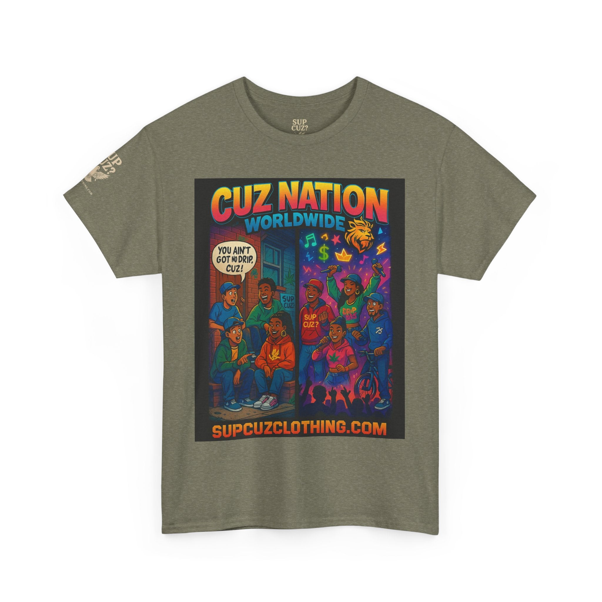 Cuz Nation Worldwide -  Unisex Heavy Cotton Tee