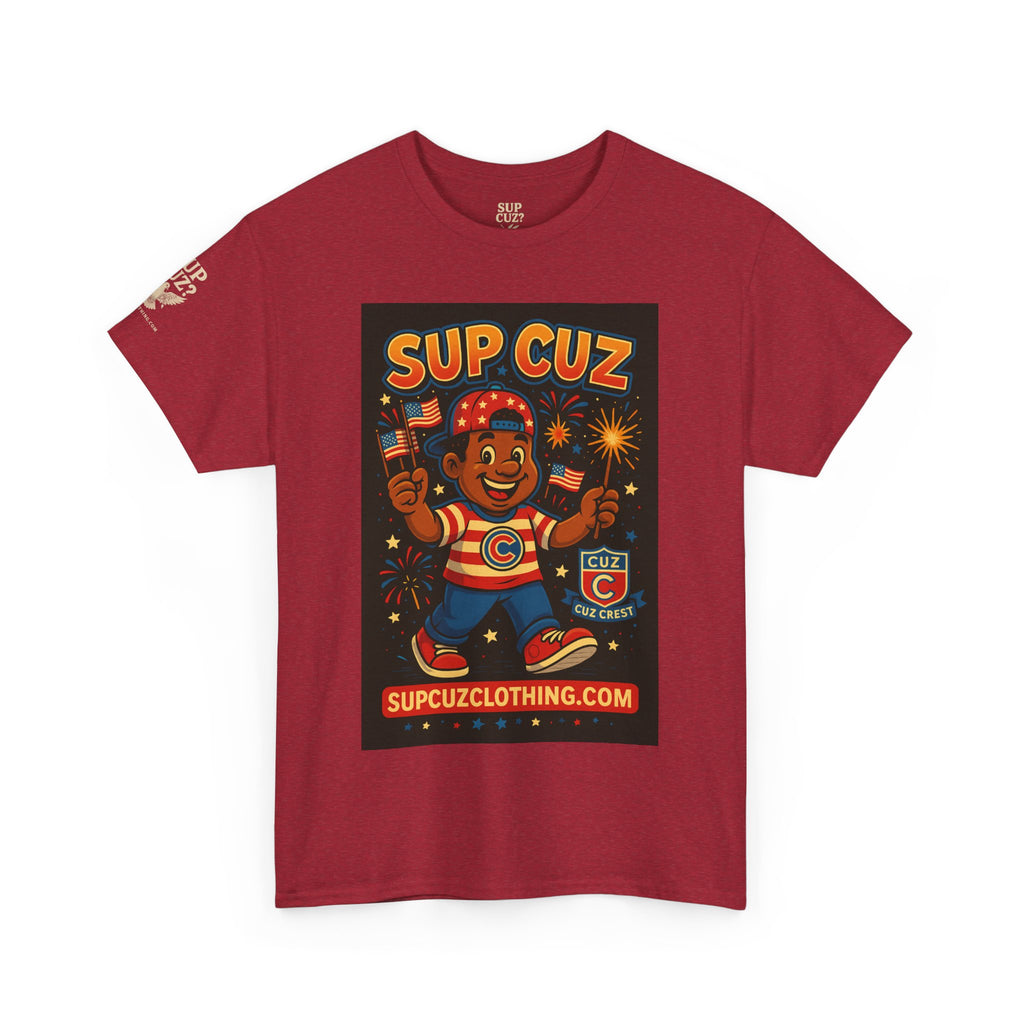 4th of July Launch Tee 3/6 - Unisex Heavy Cotton Tee