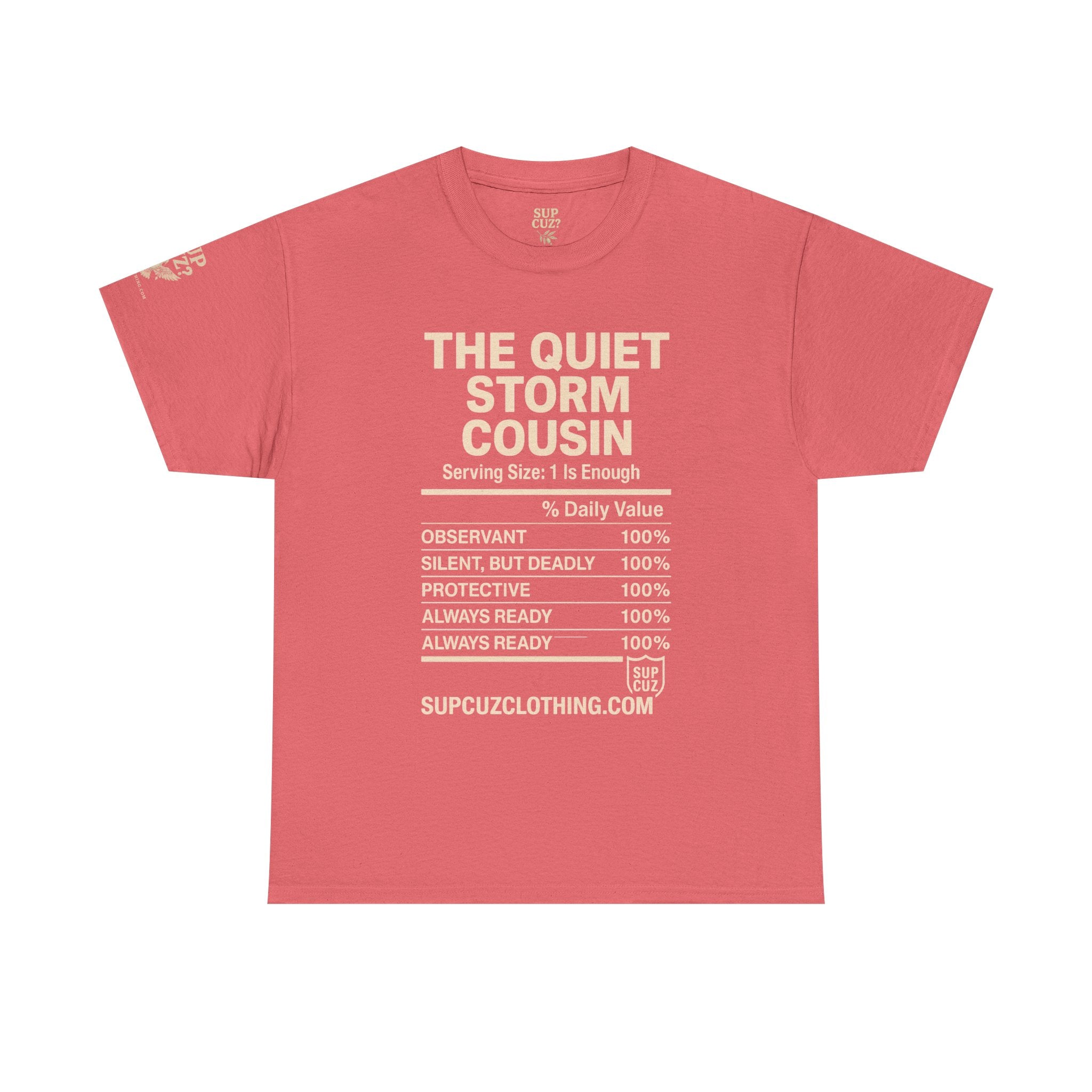 The Quiet Storm Cousin - Unisex Heavy Cotton Tee (Multiple Colors)