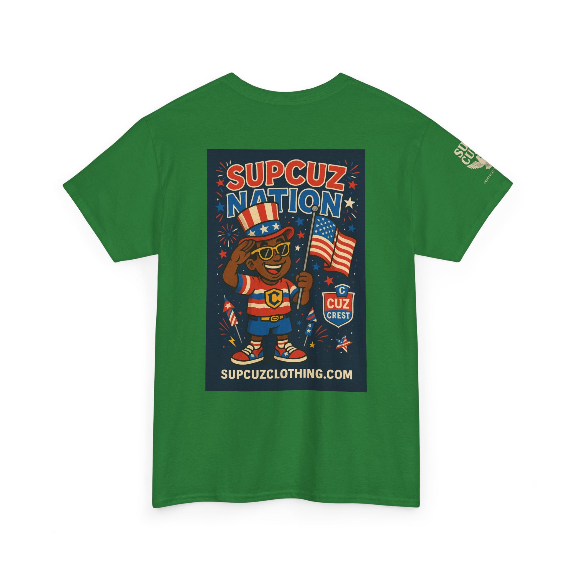 4th of July Launch Tee 2/6 - Unisex Heavy Cotton Tee