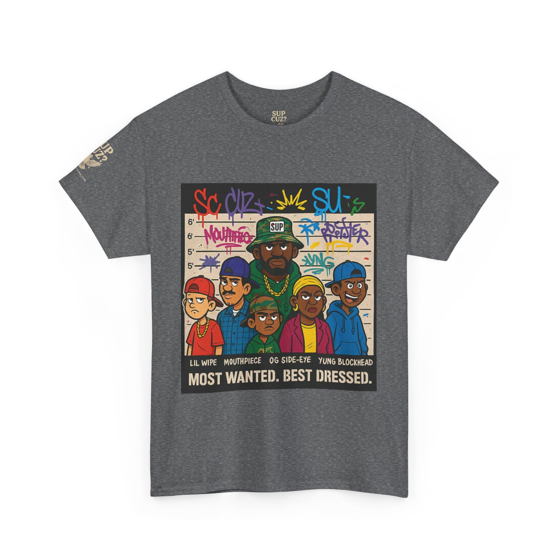 Cuz Crew Most Wanted -  Unisex Heavy Cotton Tee