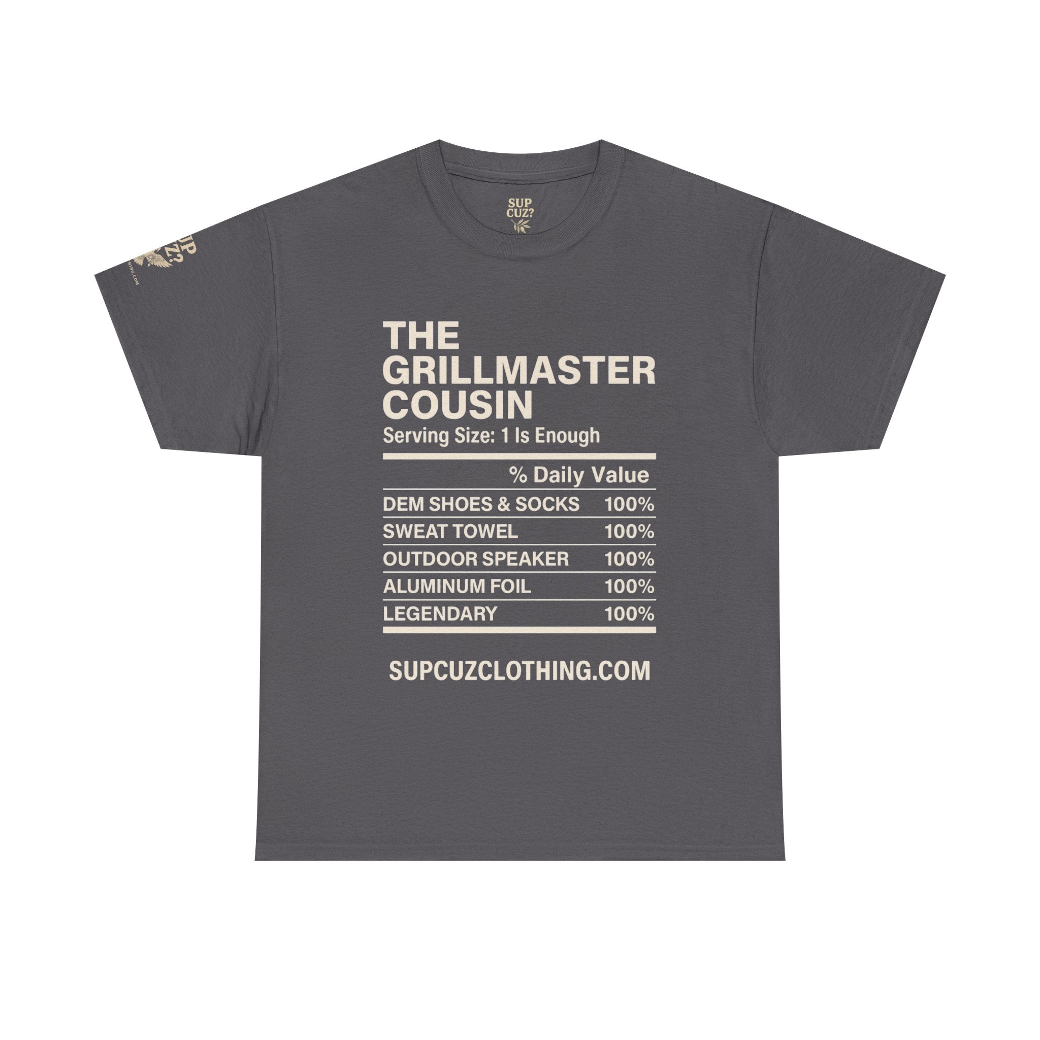 The Grillmaster Cousin - Unisex Heavy Cotton Tee (Multiple Colors)