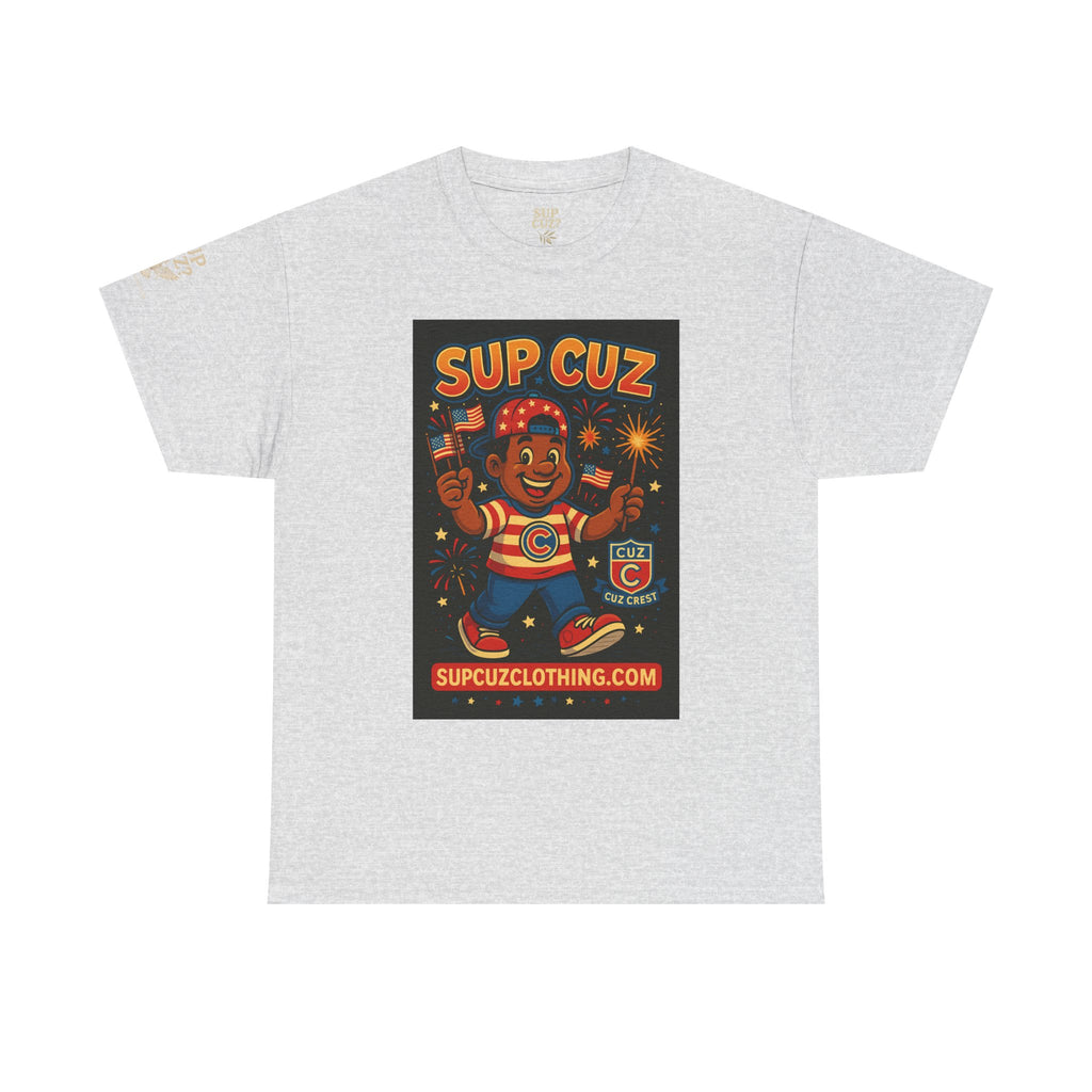 4th of July Launch Tee 3/6 - Unisex Heavy Cotton Tee