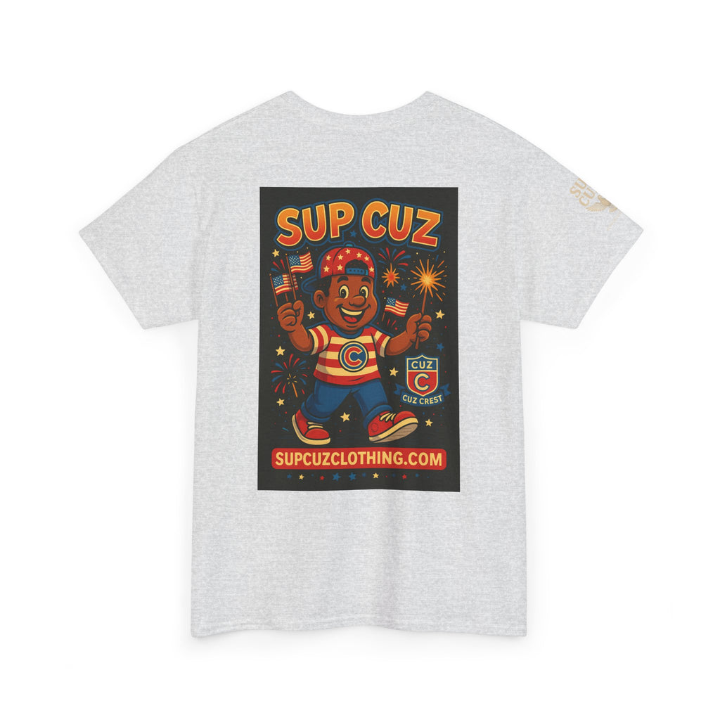 4th of July Launch Tee 3/6 - Unisex Heavy Cotton Tee