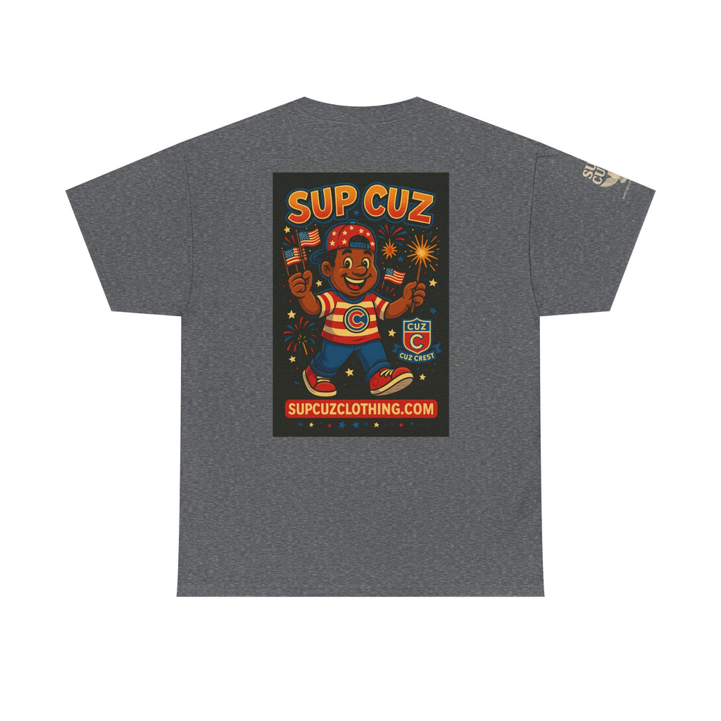 4th of July Launch Tee 3/6 - Unisex Heavy Cotton Tee
