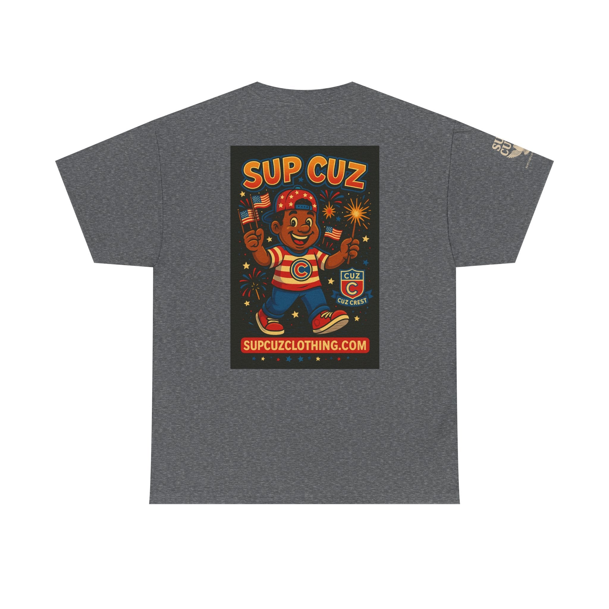 4th of July Launch Tee 3/6 - Unisex Heavy Cotton Tee