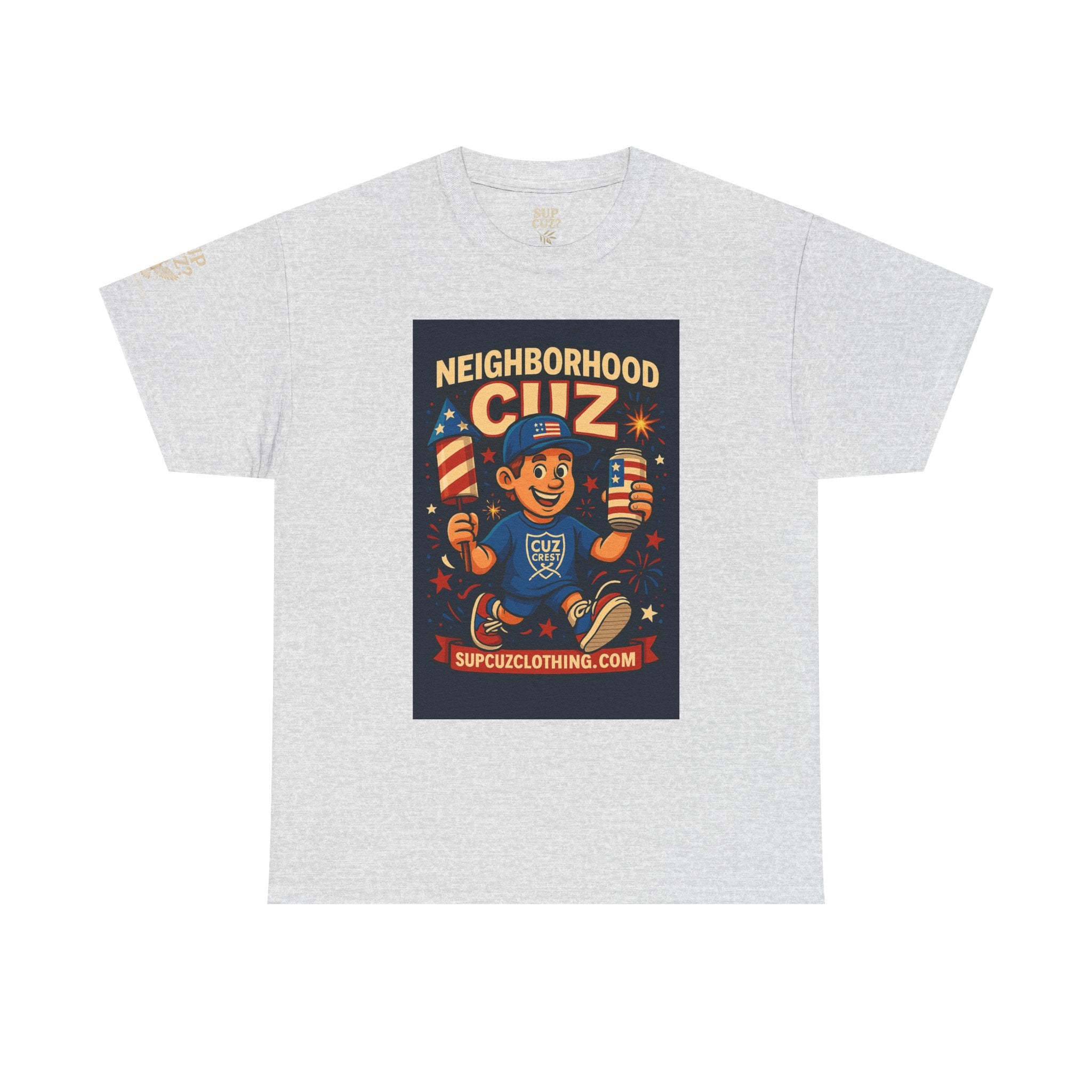 4th of July Launch Tee 5/6 - Unisex Heavy Cotton Tee