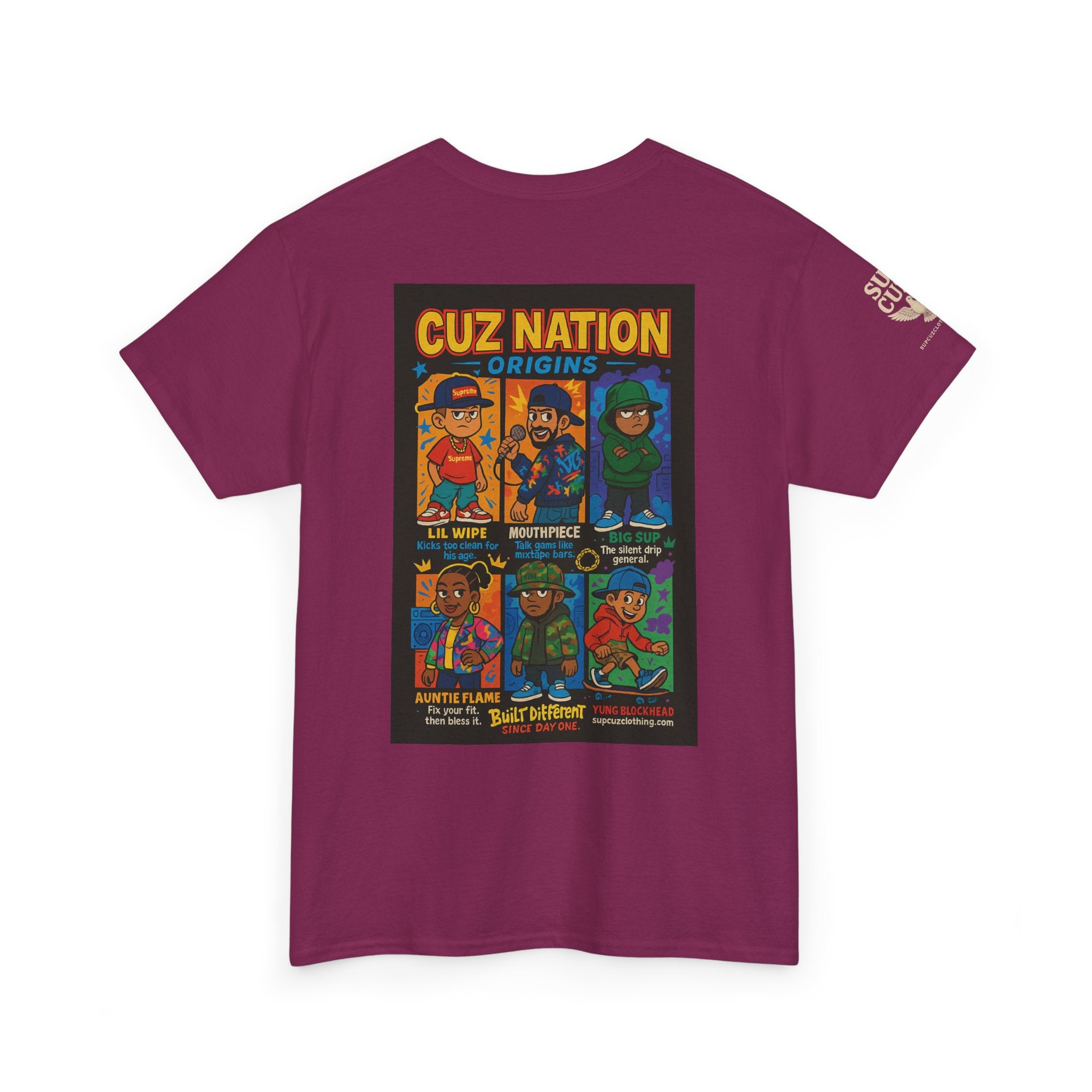 Cuz Nation Origins -  Unisex Heavy Cotton Tee