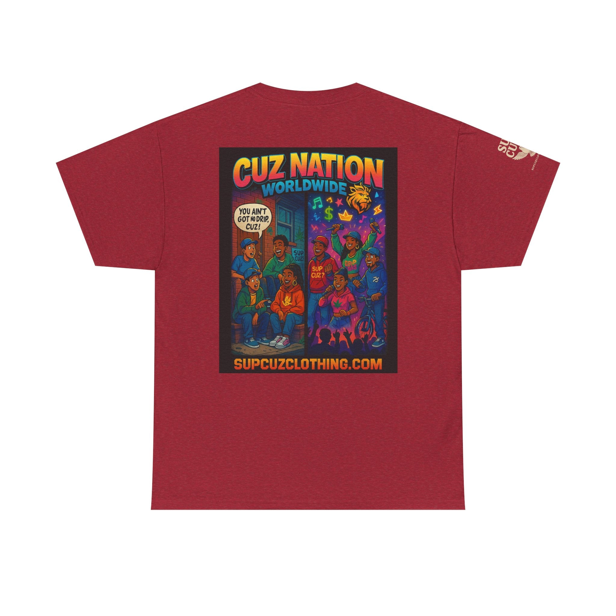 Cuz Nation Worldwide -  Unisex Heavy Cotton Tee