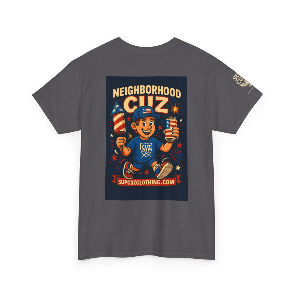 4th of July Launch Tee 5/6 - Unisex Heavy Cotton Tee