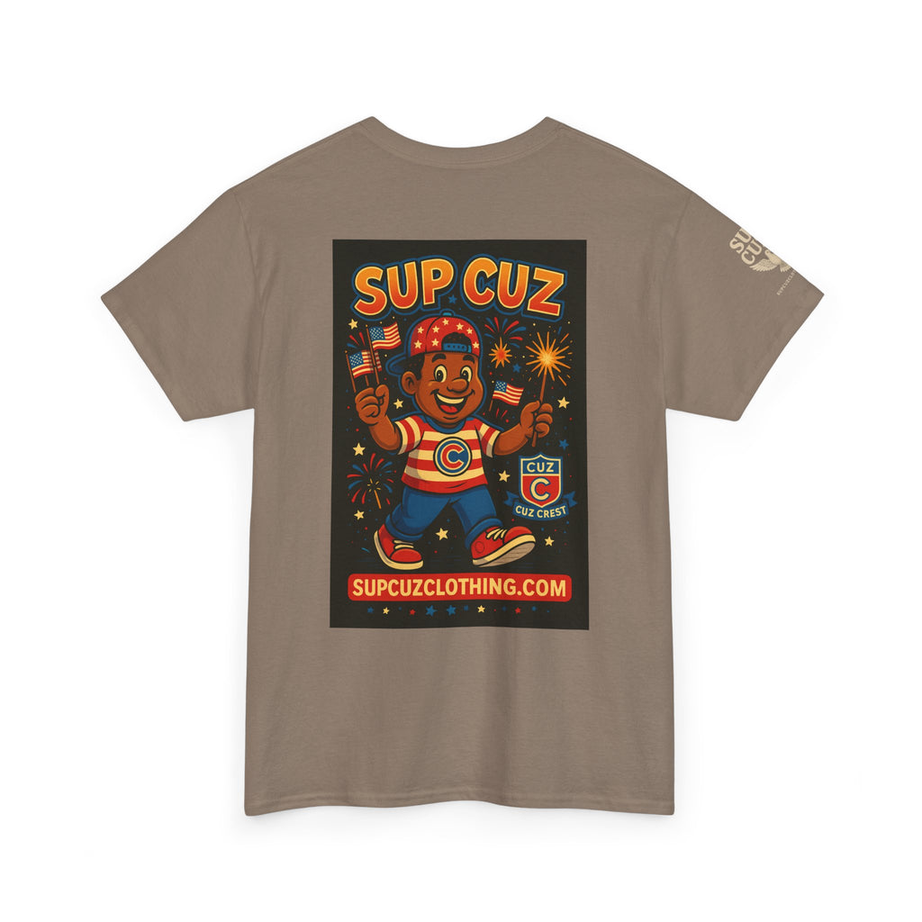 4th of July Launch Tee 3/6 - Unisex Heavy Cotton Tee