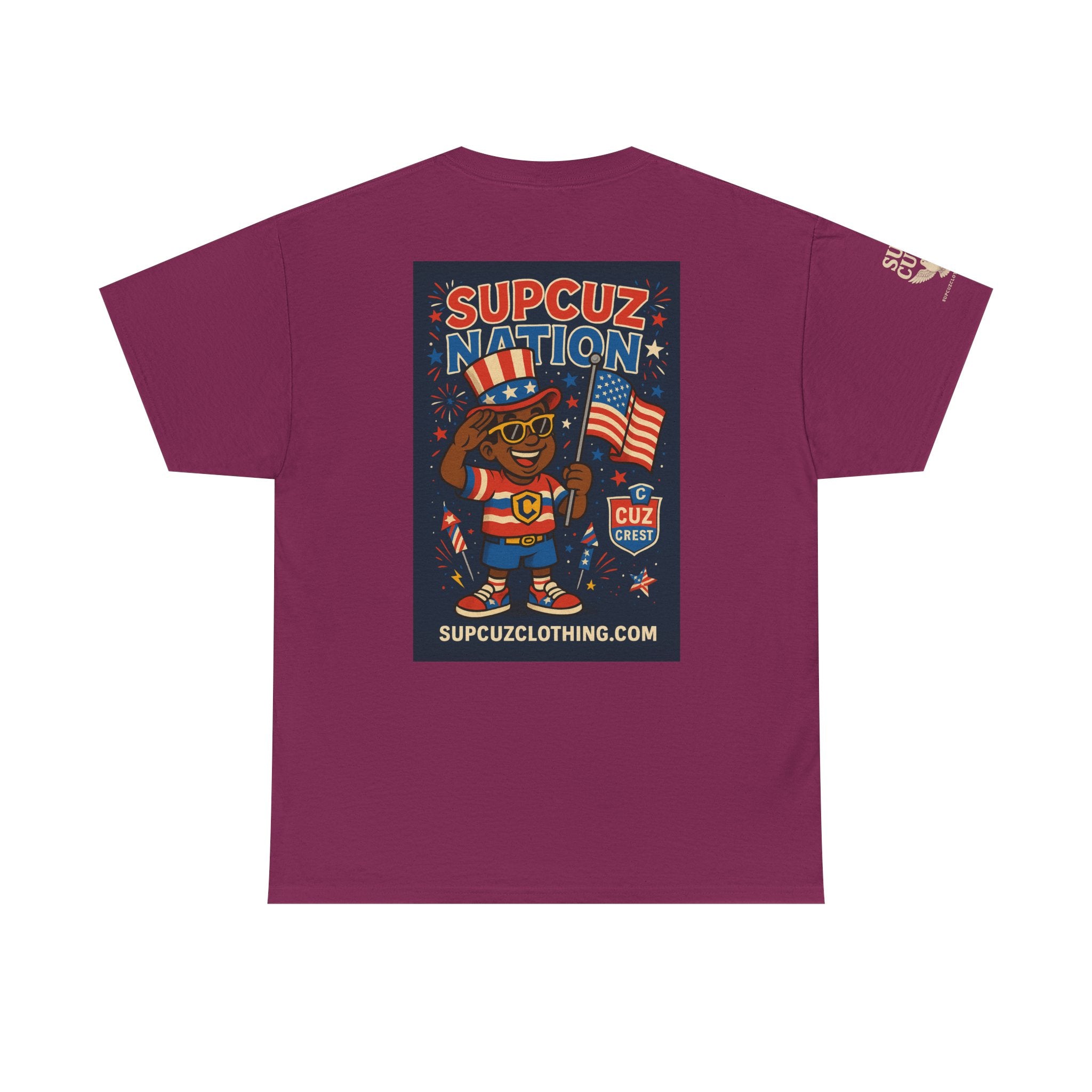 4th of July Launch Tee 2/6 - Unisex Heavy Cotton Tee