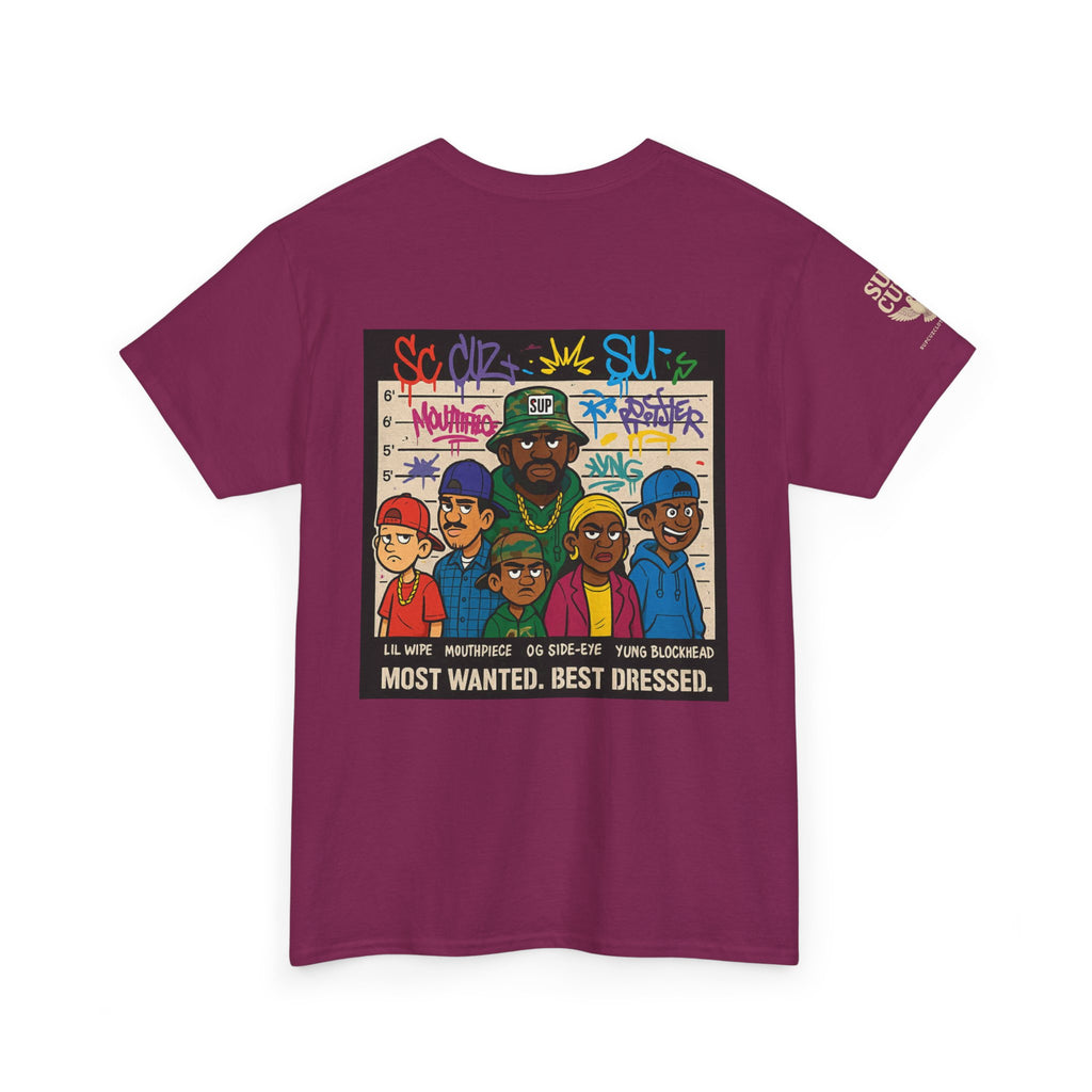 Cuz Crew Most Wanted -  Unisex Heavy Cotton Tee