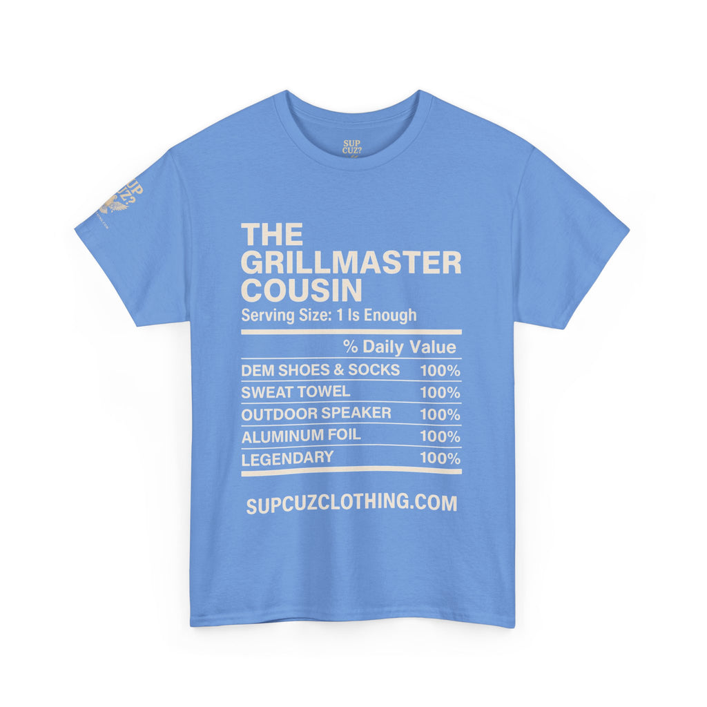 The Grillmaster Cousin - Unisex Heavy Cotton Tee (Multiple Colors)