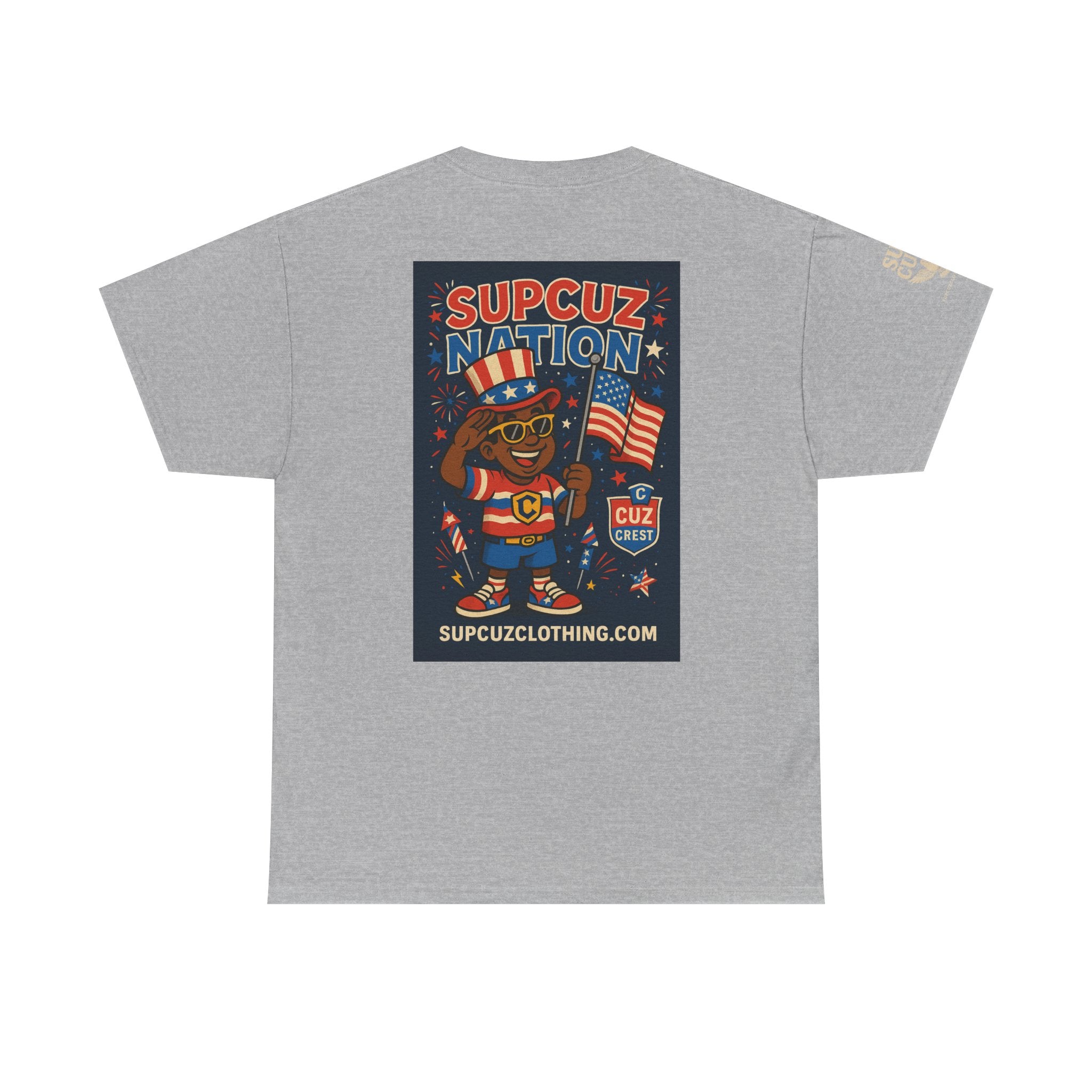 4th of July Launch Tee 2/6 - Unisex Heavy Cotton Tee