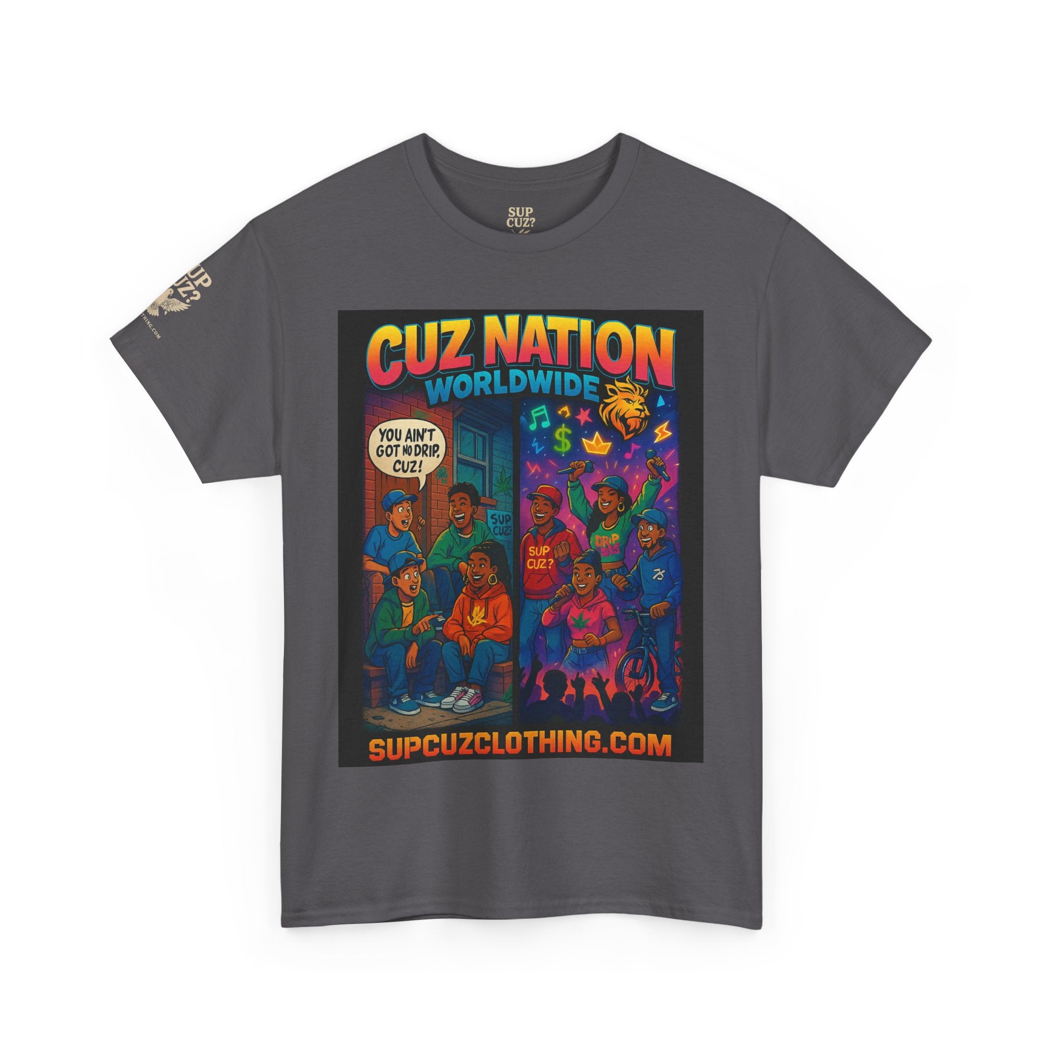 Cuz Nation Worldwide -  Unisex Heavy Cotton Tee