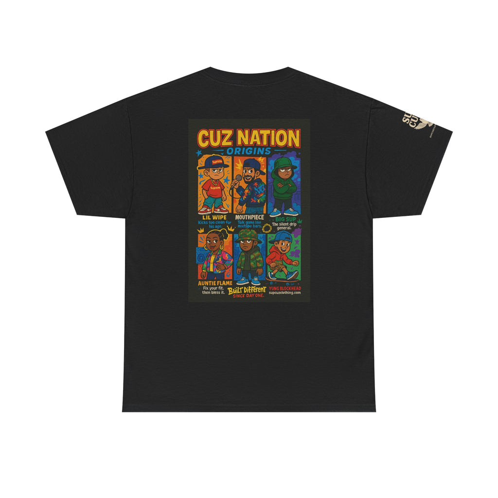 Cuz Nation Origins -  Unisex Heavy Cotton Tee