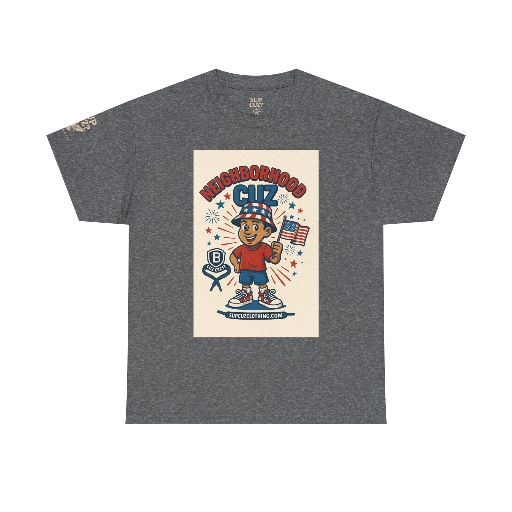 4th of July Launch Tee 4/6 - Unisex Heavy Cotton Tee