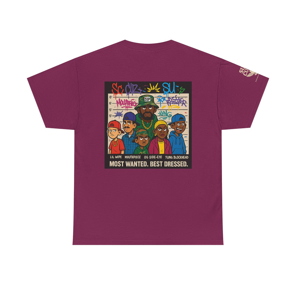 Cuz Crew Most Wanted -  Unisex Heavy Cotton Tee