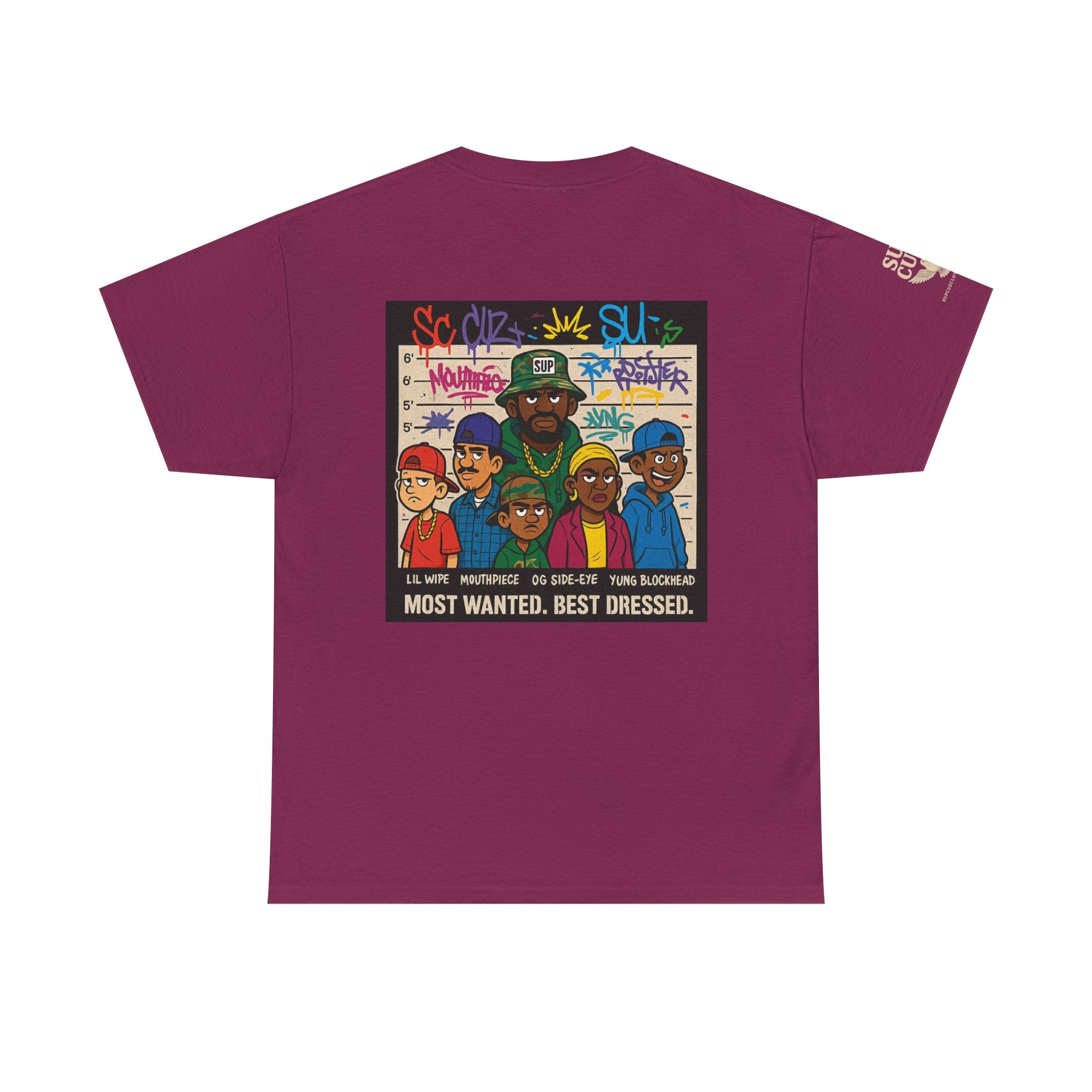 Cuz Crew Most Wanted -  Unisex Heavy Cotton Tee