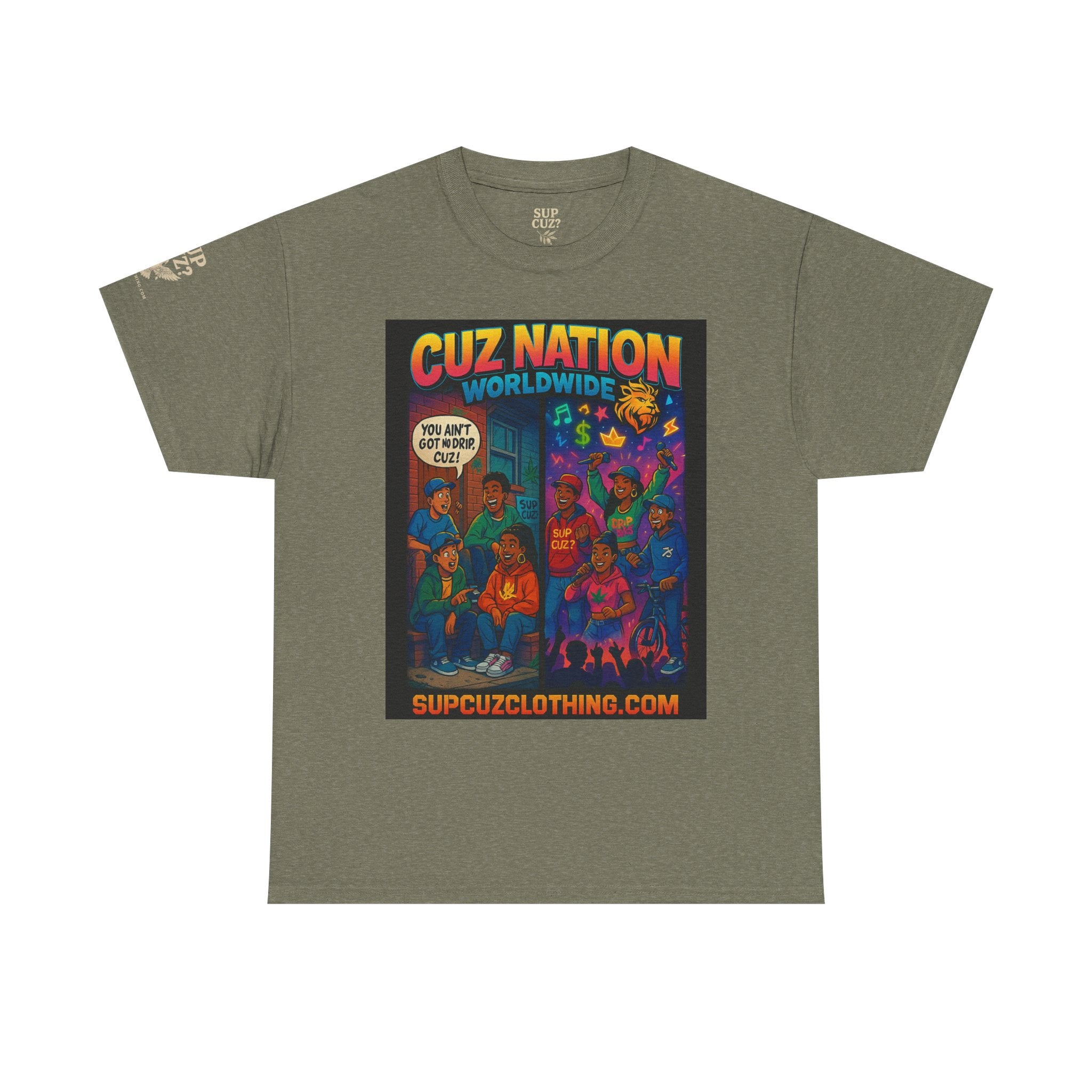 Cuz Nation Worldwide -  Unisex Heavy Cotton Tee