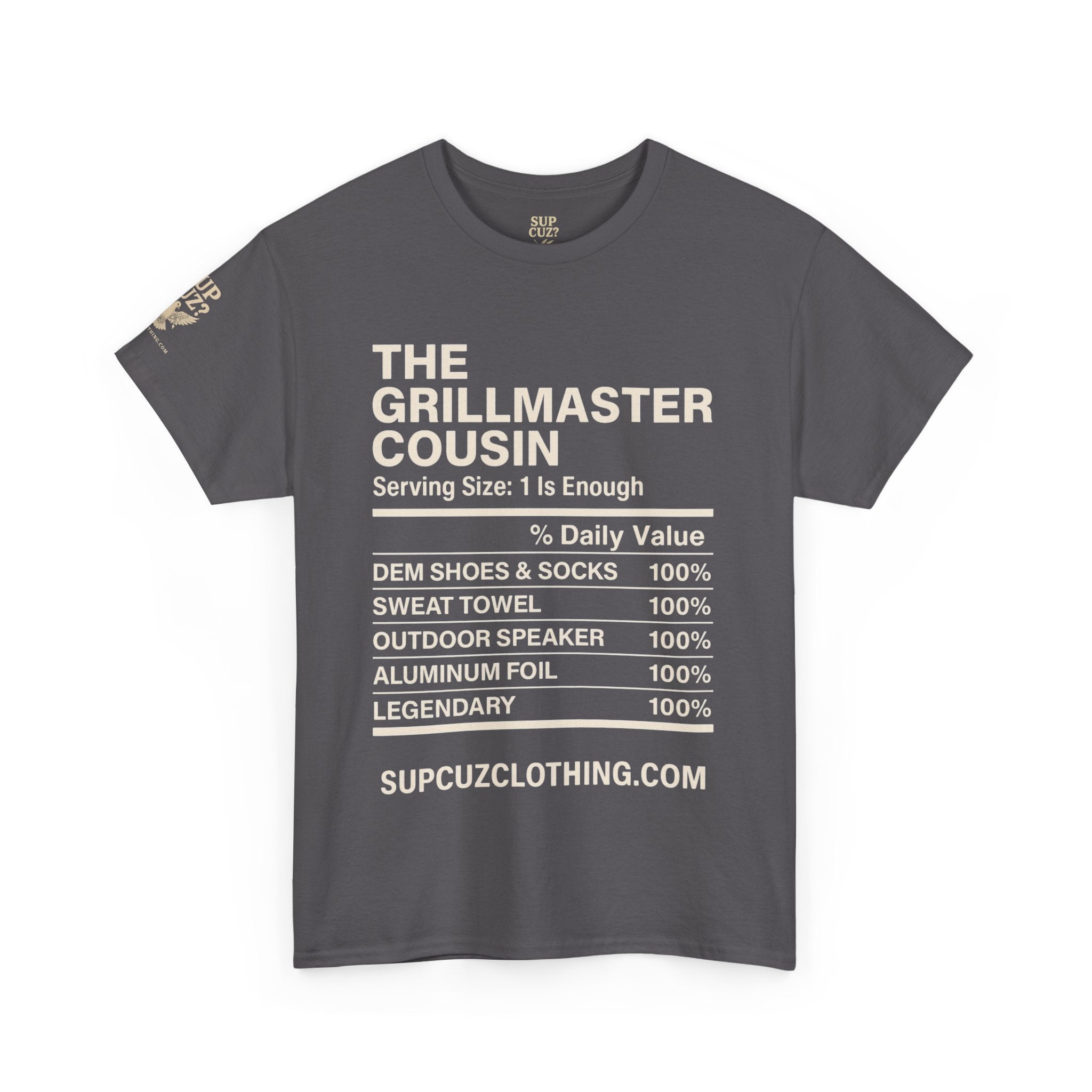 The Grillmaster Cousin - Unisex Heavy Cotton Tee (Multiple Colors)