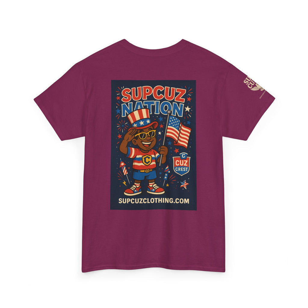 4th of July Launch Tee 2/6 - Unisex Heavy Cotton Tee