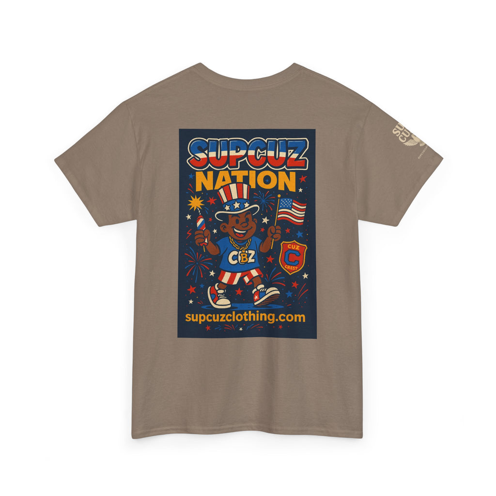 4th of July Launch Tee 1/6 - Unisex Heavy Cotton Tee