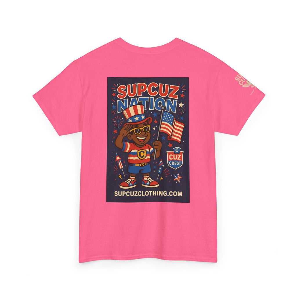 4th of July Launch Tee 2/6 - Unisex Heavy Cotton Tee