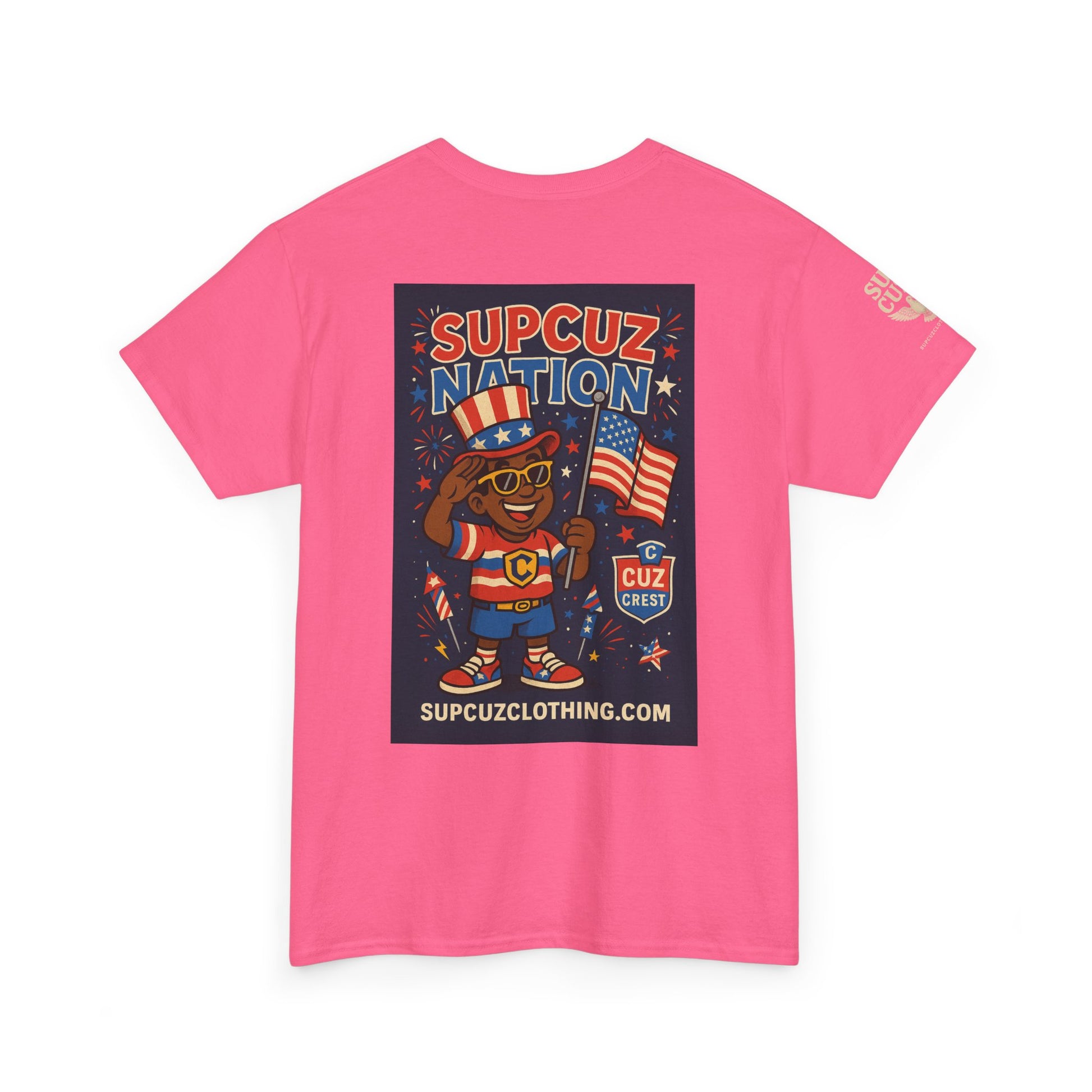 4th of July Launch Tee 2/6 - Unisex Heavy Cotton Tee