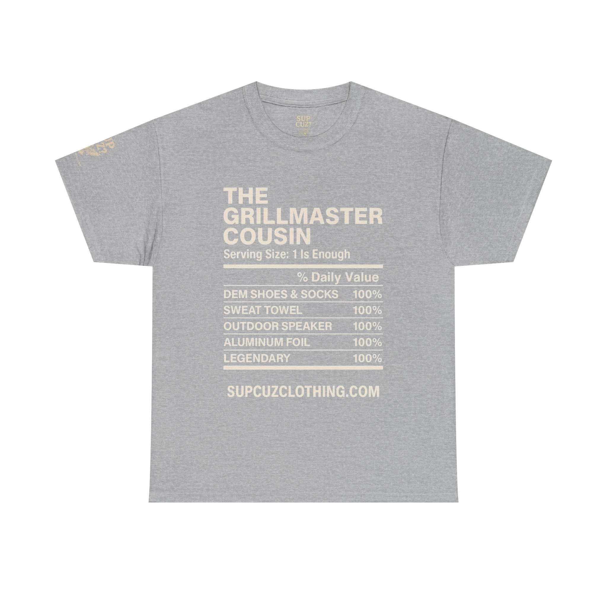 The Grillmaster Cousin - Unisex Heavy Cotton Tee (Multiple Colors)