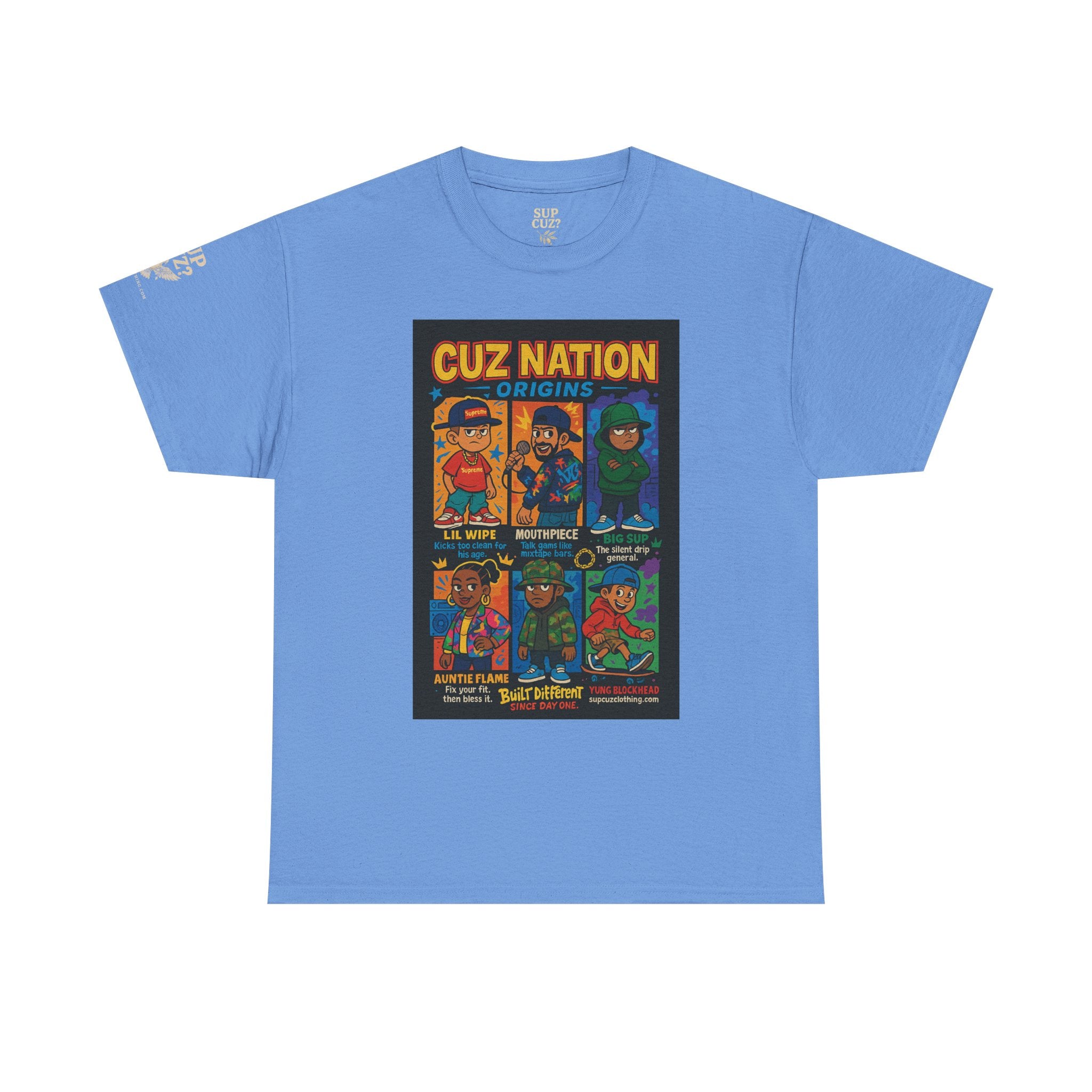 Cuz Nation Origins -  Unisex Heavy Cotton Tee