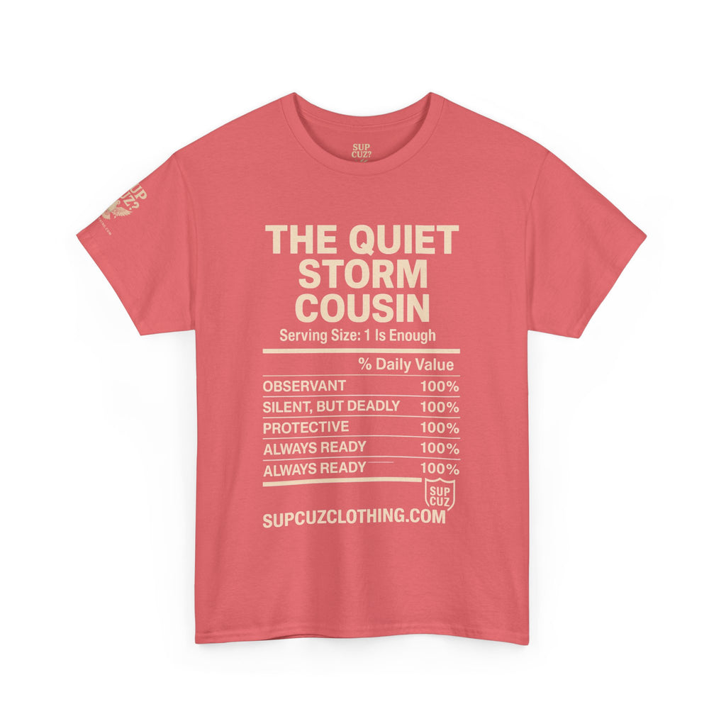 The Quiet Storm Cousin - Unisex Heavy Cotton Tee (Multiple Colors)