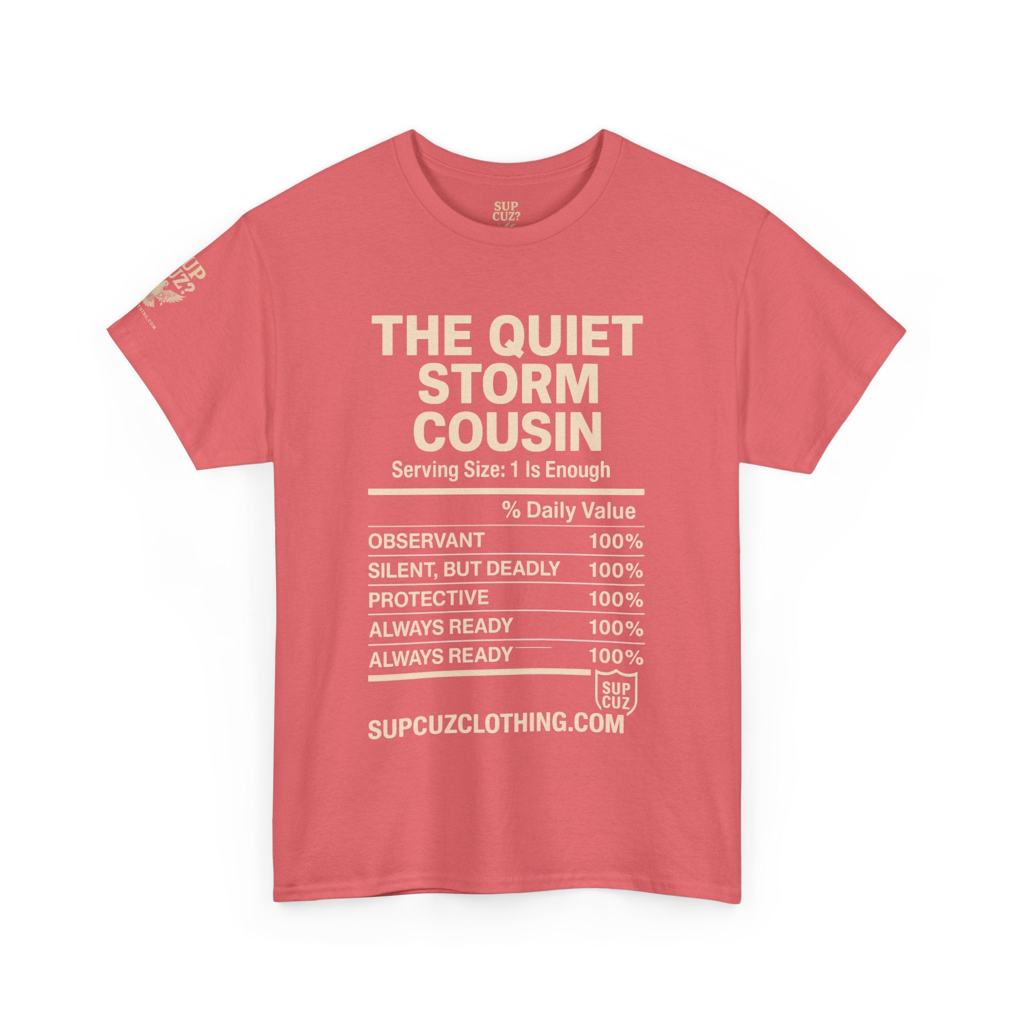 The Quiet Storm Cousin - Unisex Heavy Cotton Tee (Multiple Colors)