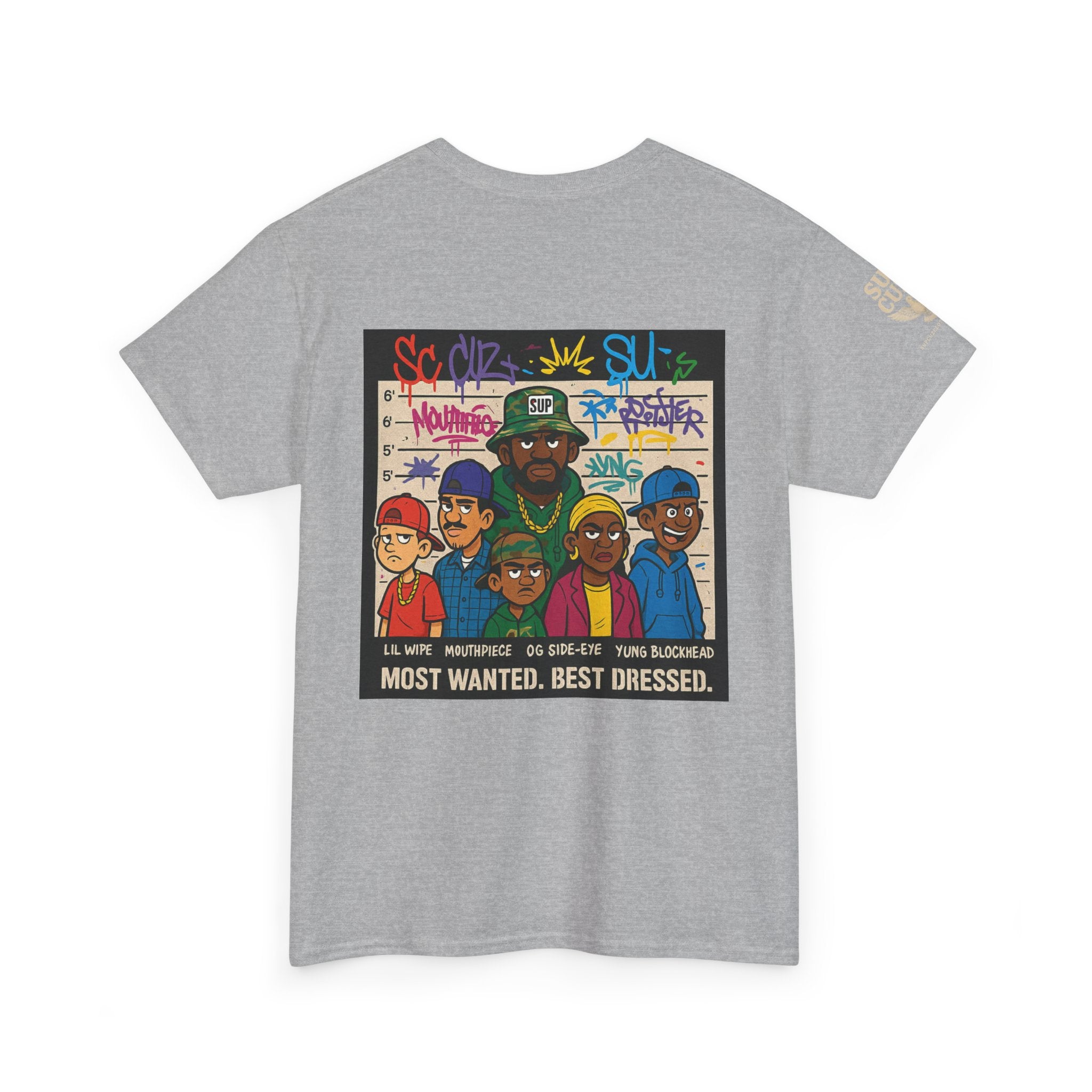 Cuz Crew Most Wanted -  Unisex Heavy Cotton Tee