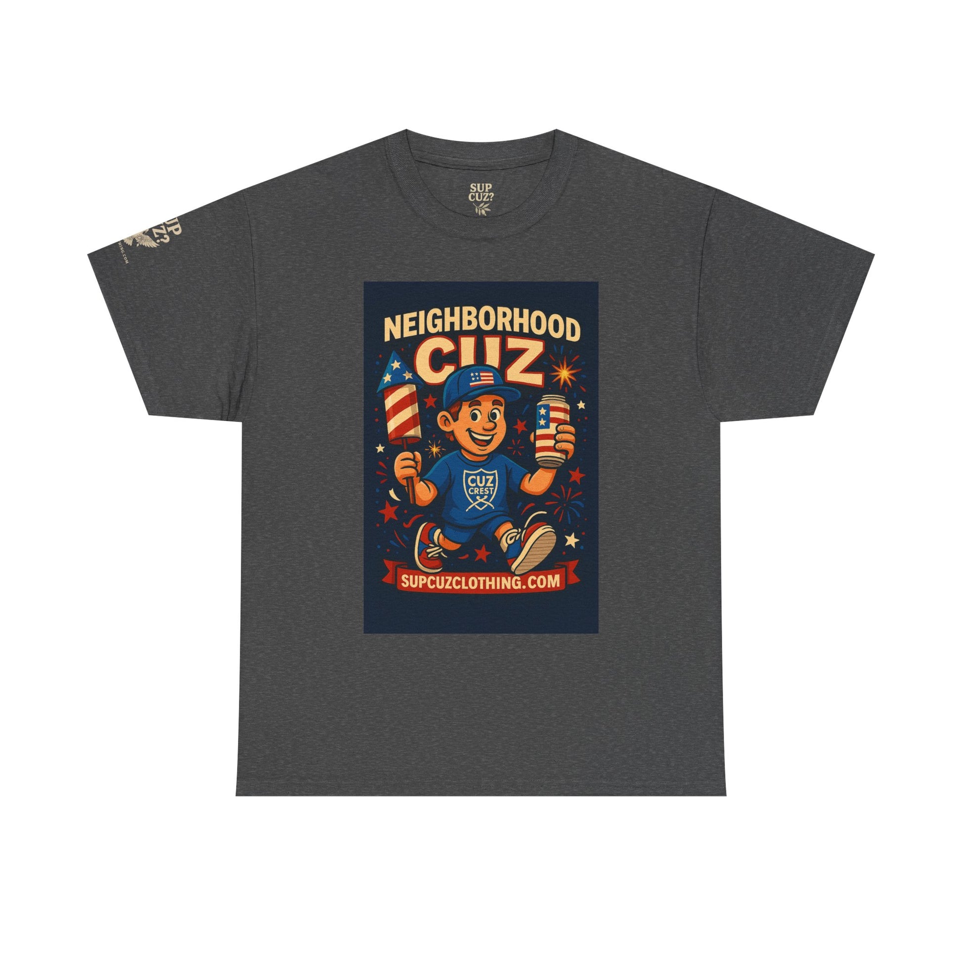 4th of July Launch Tee 5/6 - Unisex Heavy Cotton Tee