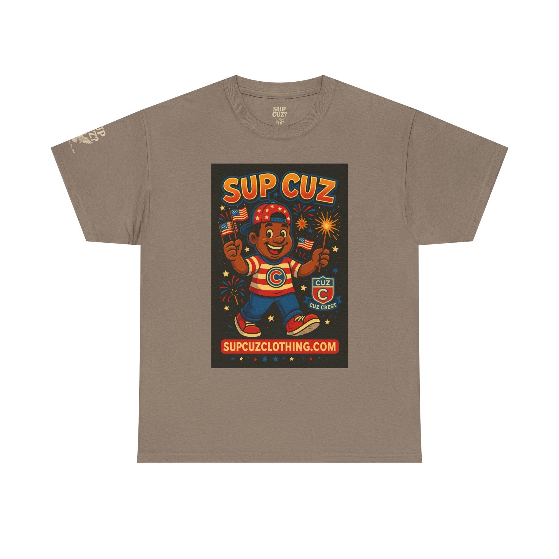 4th of July Launch Tee 3/6 - Unisex Heavy Cotton Tee